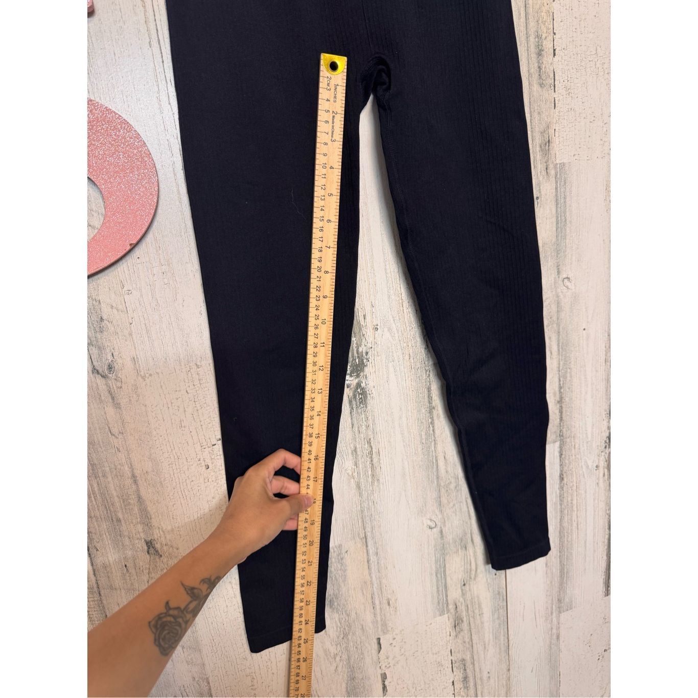 H&M H&M Move Black Ribbed High Waist Leggings Size Small Size 26" / US 2 / IT 38 - 6 Thumbnail