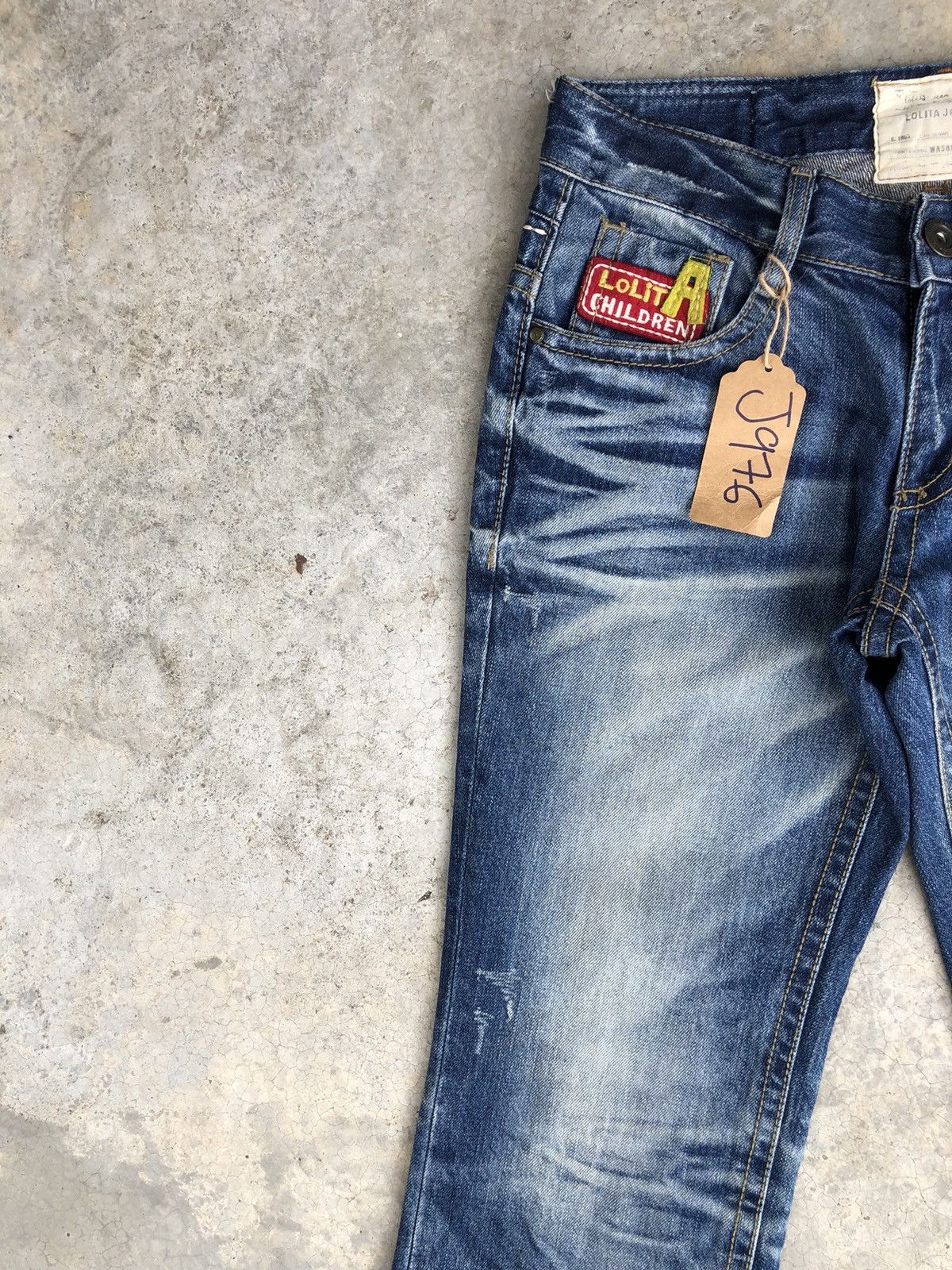 Japanese Brand Yoshitomo Nara Lolita Distressed Jeans Size US 31 - 4 Thumbnail