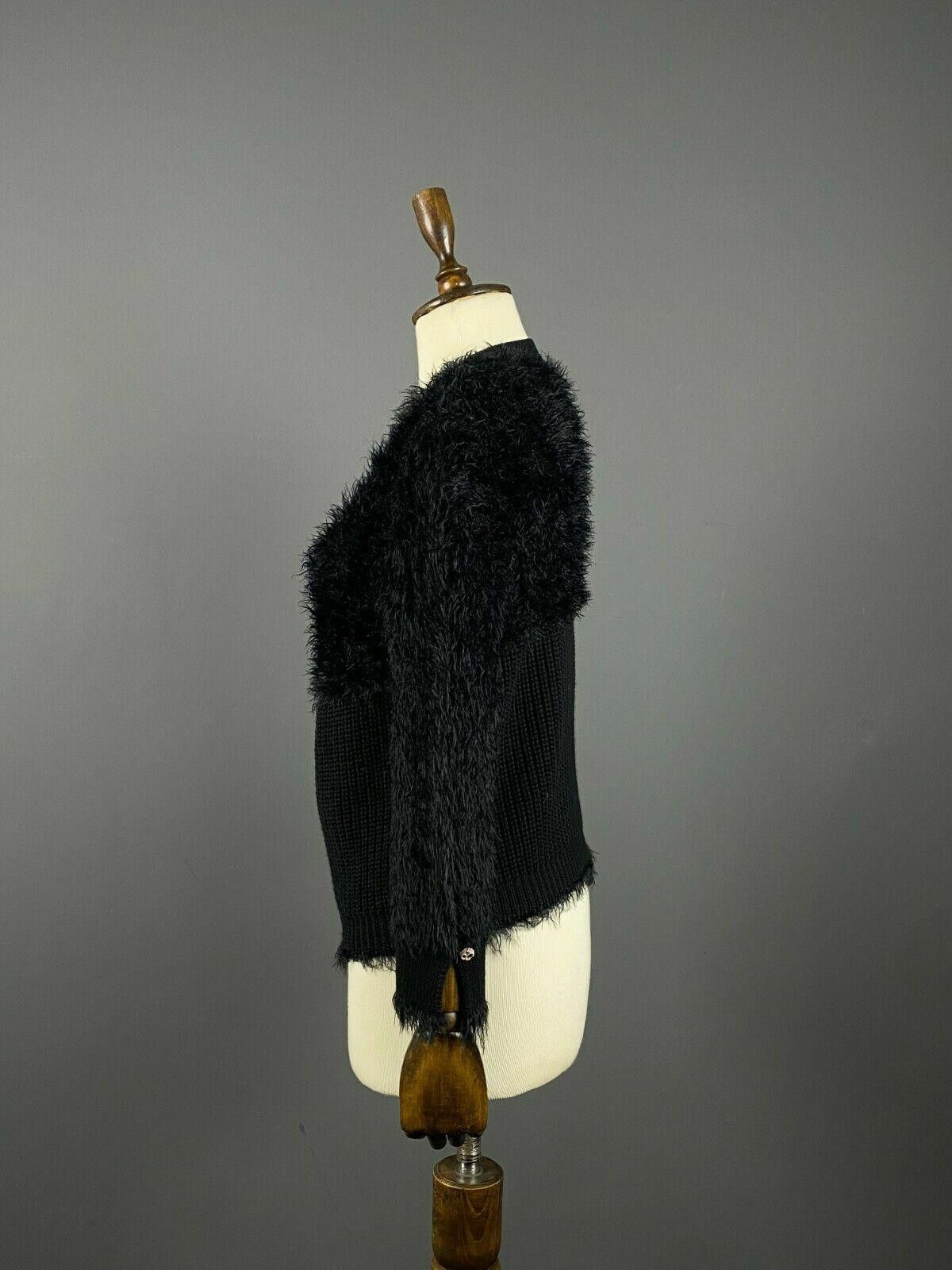 Designer Elisa Cavaletti Blue Sono Italiano Black Sweater Size S / 1 Size S / US 4 / IT 40 - 5 Thumbnail