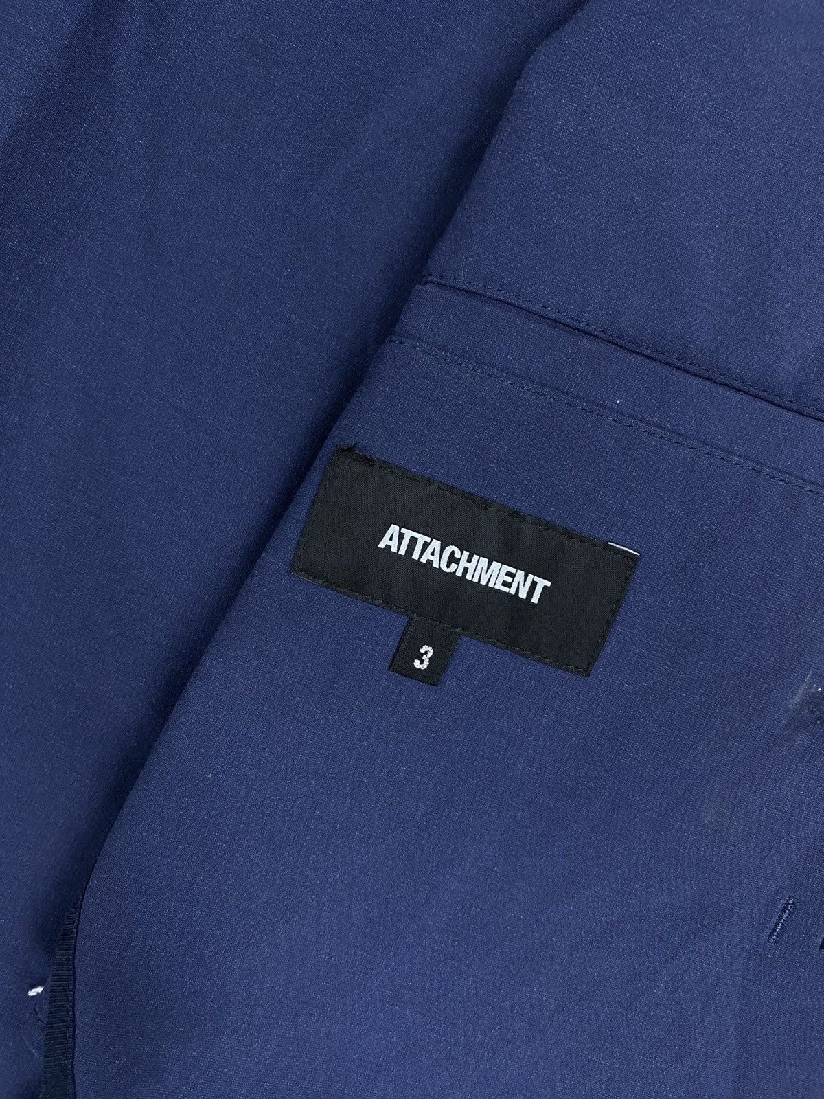 Attachment Vintage Attachment Blue Plain Jacket Size US M / EU 48-50 / 2 - 6 Thumbnail