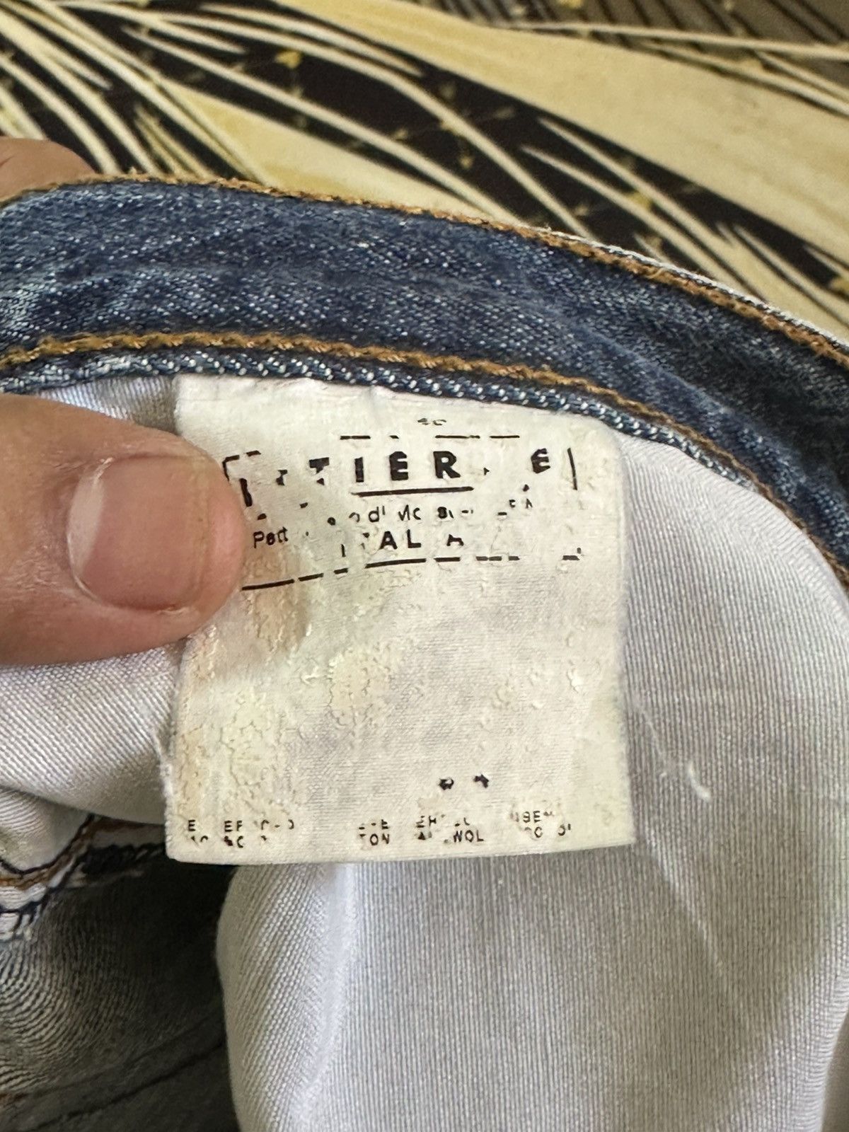Just Cavalli Vintage Justcavalli Mudwash Ripped Distressed Denim Size US 34 / EU 50 - 8 Thumbnail