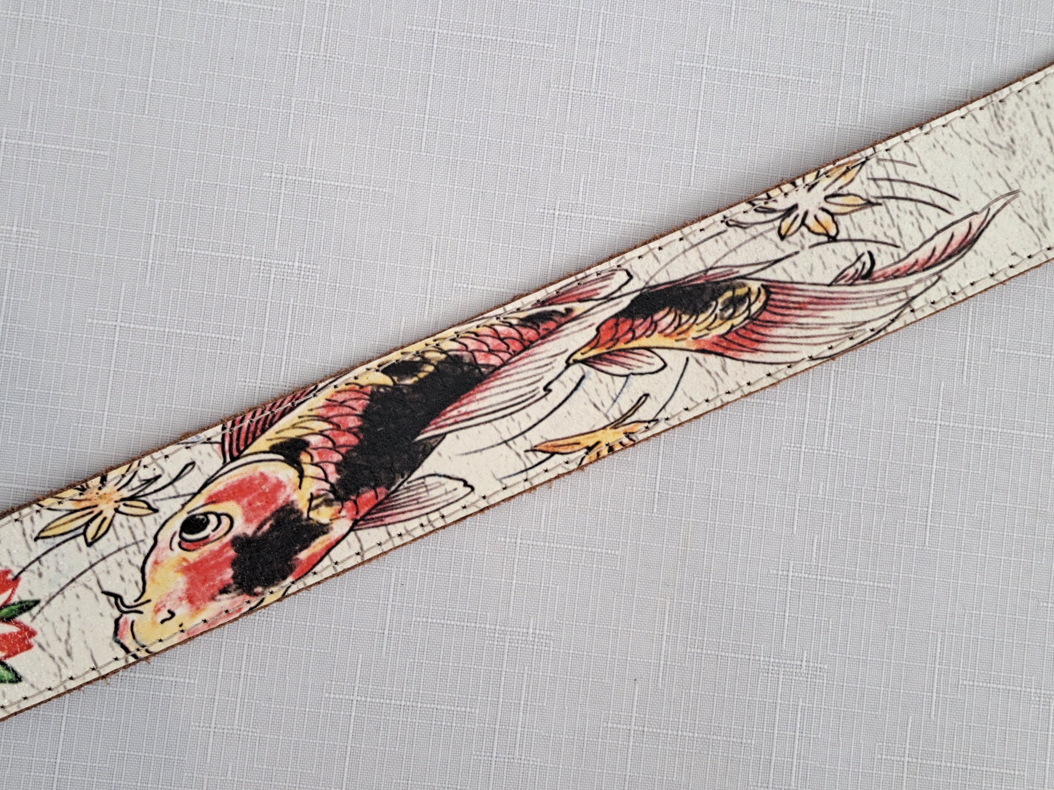 Ed Hardy ED HARDY Koi fish leather belt. Size S Size ONE SIZE - 11 Thumbnail