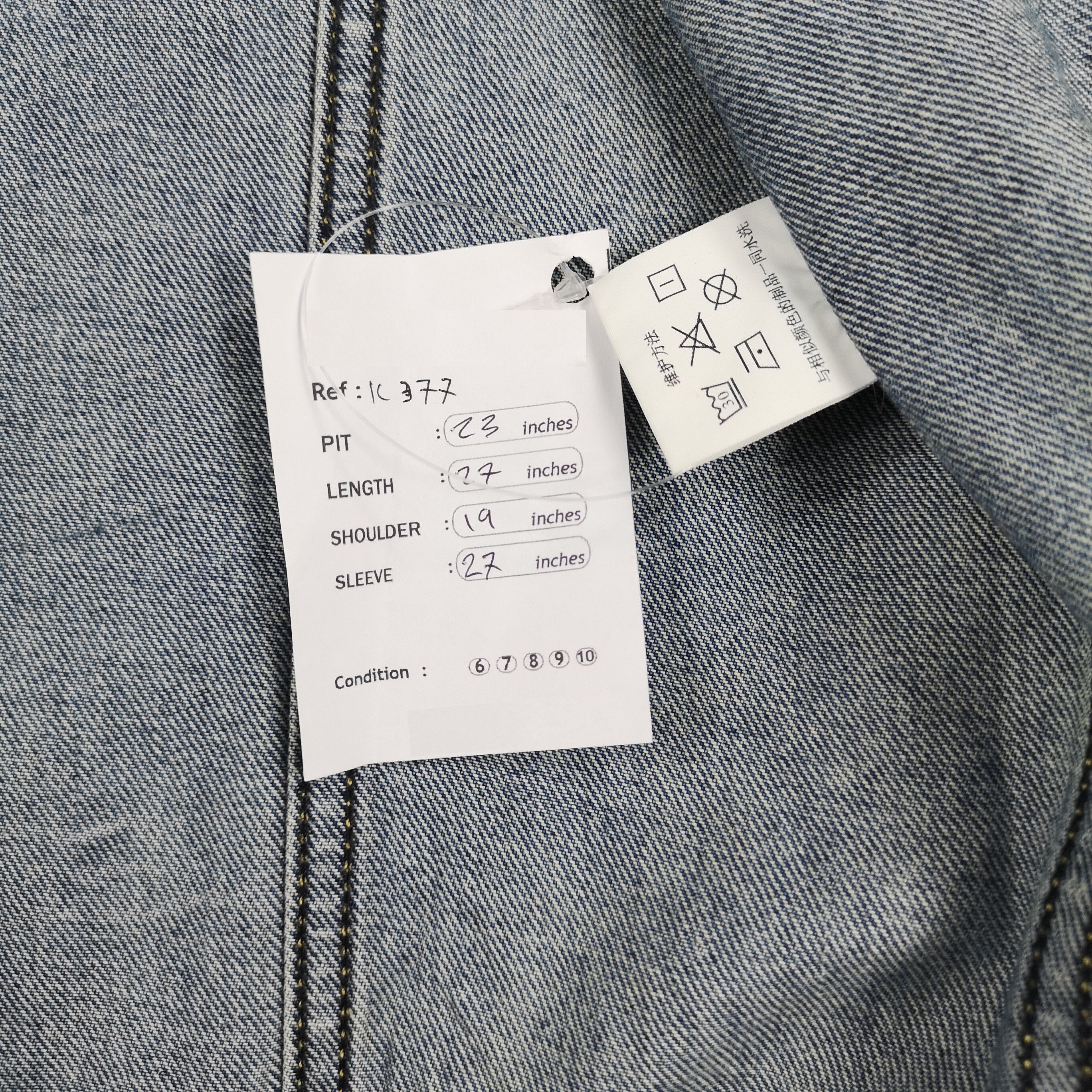 Vintage Jack & Jones Faded Blue Denim Trucker Jacket