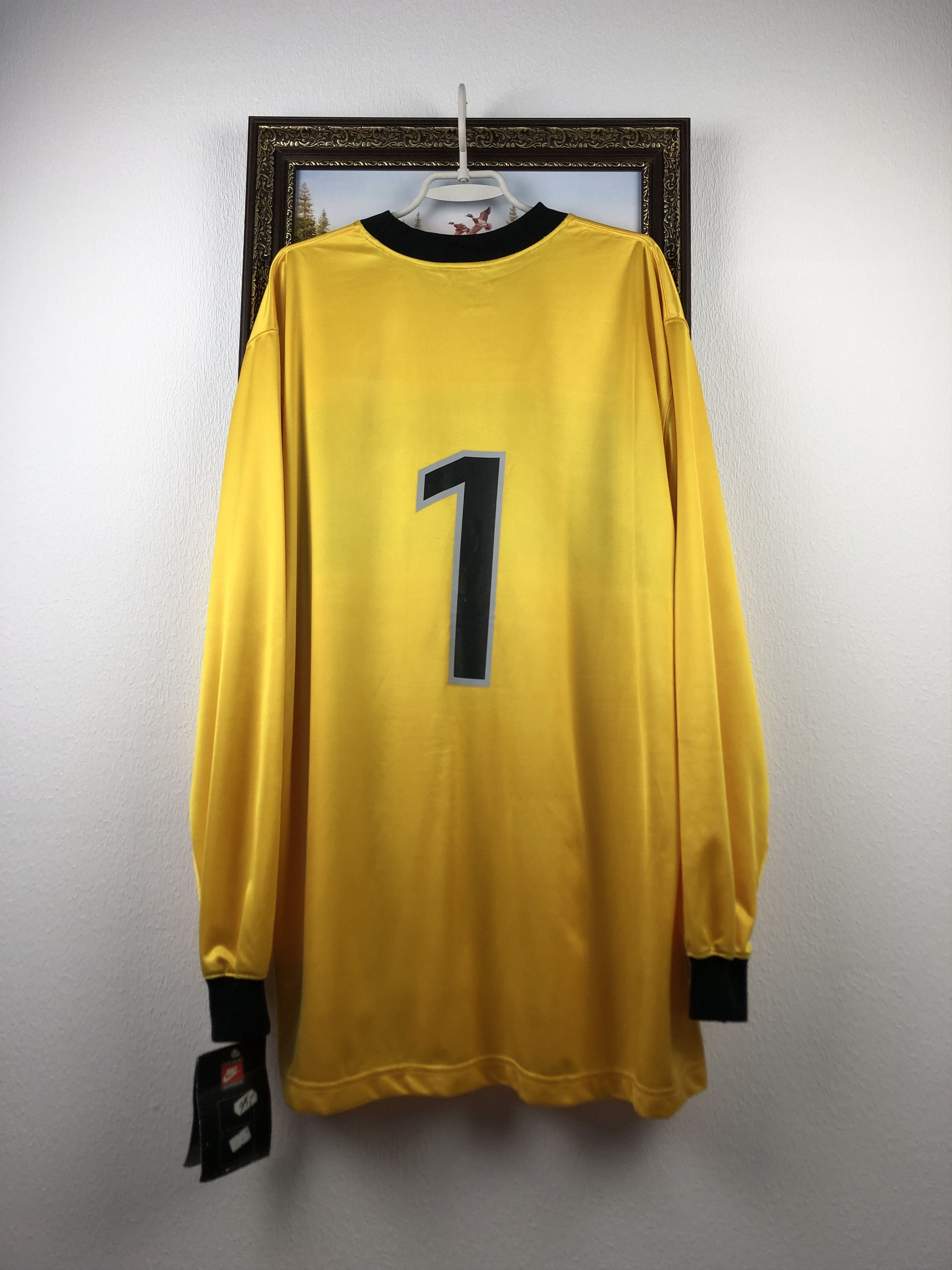 Nike Poland Goalkeeper football shirt 1998 Jersey Rare With Tags Size US XXL / EU 58 / 5 - 15 Thumbnail