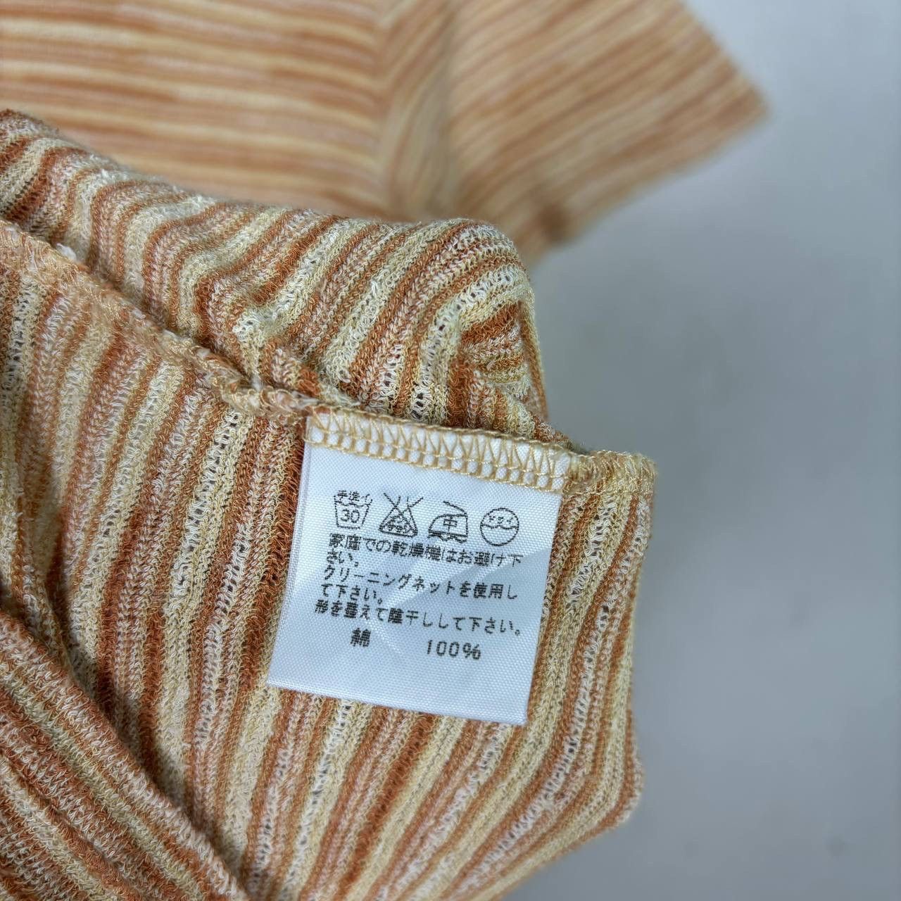 Issey Miyake Issey Miyake Plantation Striped Knit Mock Neck Top Japan M Size US S / EU 44-46 / 1 - 5 Thumbnail