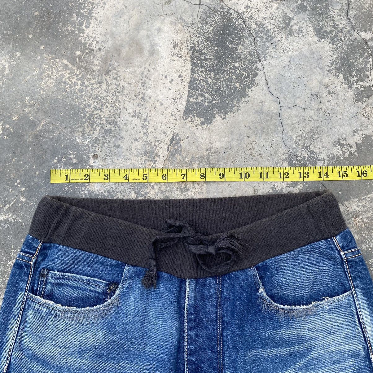 Japanese Brand KURO Hybrid Selvedge Repaired Jeans VISVIM KAPITAL STYLE Size US 29 - 9 Thumbnail
