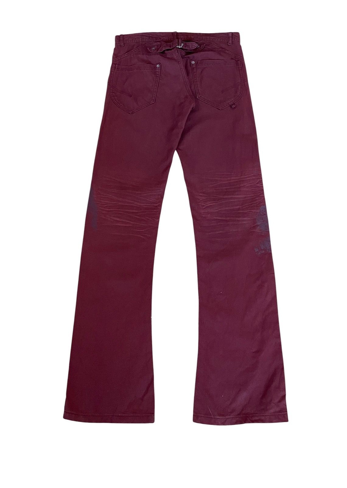 Le Grande Bleu (L.G.B.) Very Rare Vintage Brand Semantic Design Flared Jeans 2000s Size US 32 / EU 48 - 2 Thumbnail