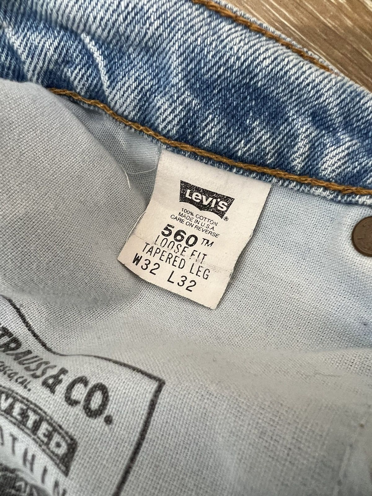 Levi's × Vintage Vintage levis 560 jeans Size US 30 / EU 46 - 5 Thumbnail