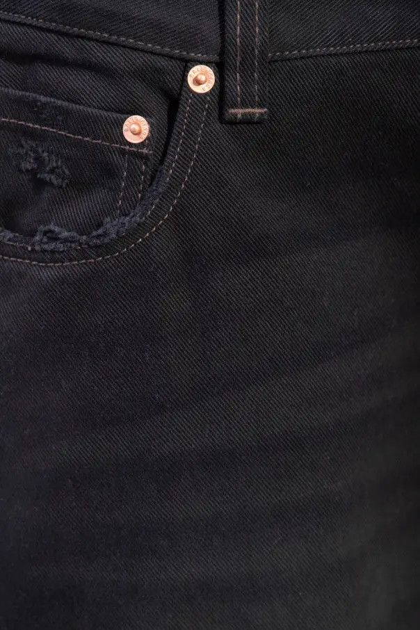 Balenciaga o1mt1gz1224 Dup / Large Baggy Jeans in Black Size 30" / US 8 / IT 44 - 5 Thumbnail