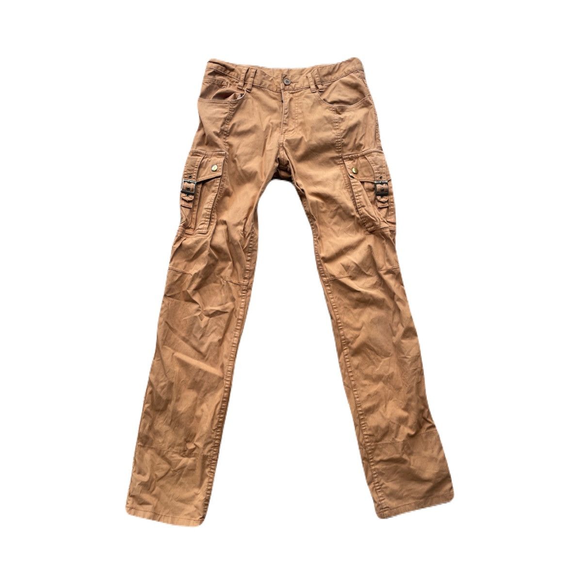 If Six Was Nine 2000s Japanese archive Vkei Belted Cargo Pants Y2K Size US 29 - 2 Thumbnail