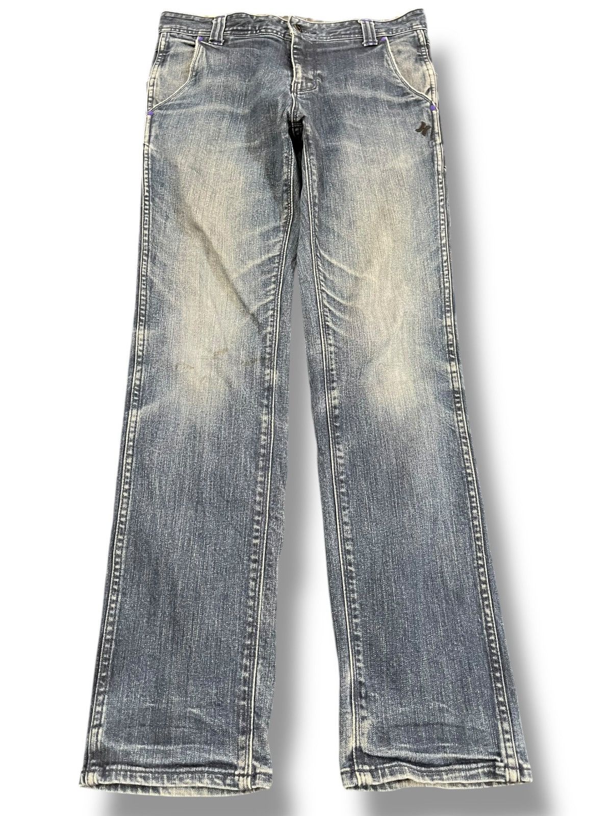 Beauty Beast × Hurley Vintage Hurley Back Big Logo Denim Size US 31 - 2 Thumbnail