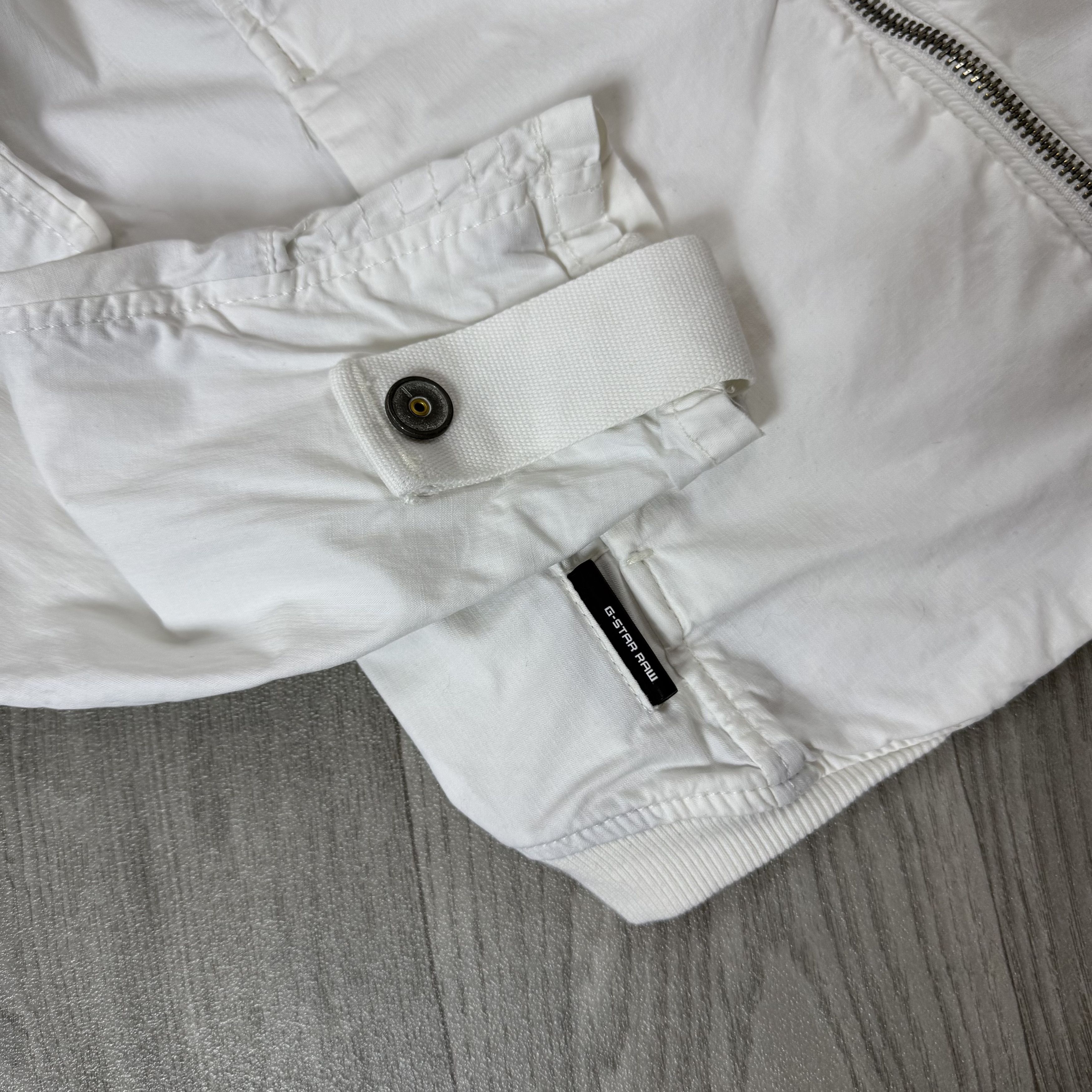 G-Star Vintage G-Star Raw 90s White Women's Y2K Light Jacket S Size S / US 4 / IT 40 - 8 Thumbnail