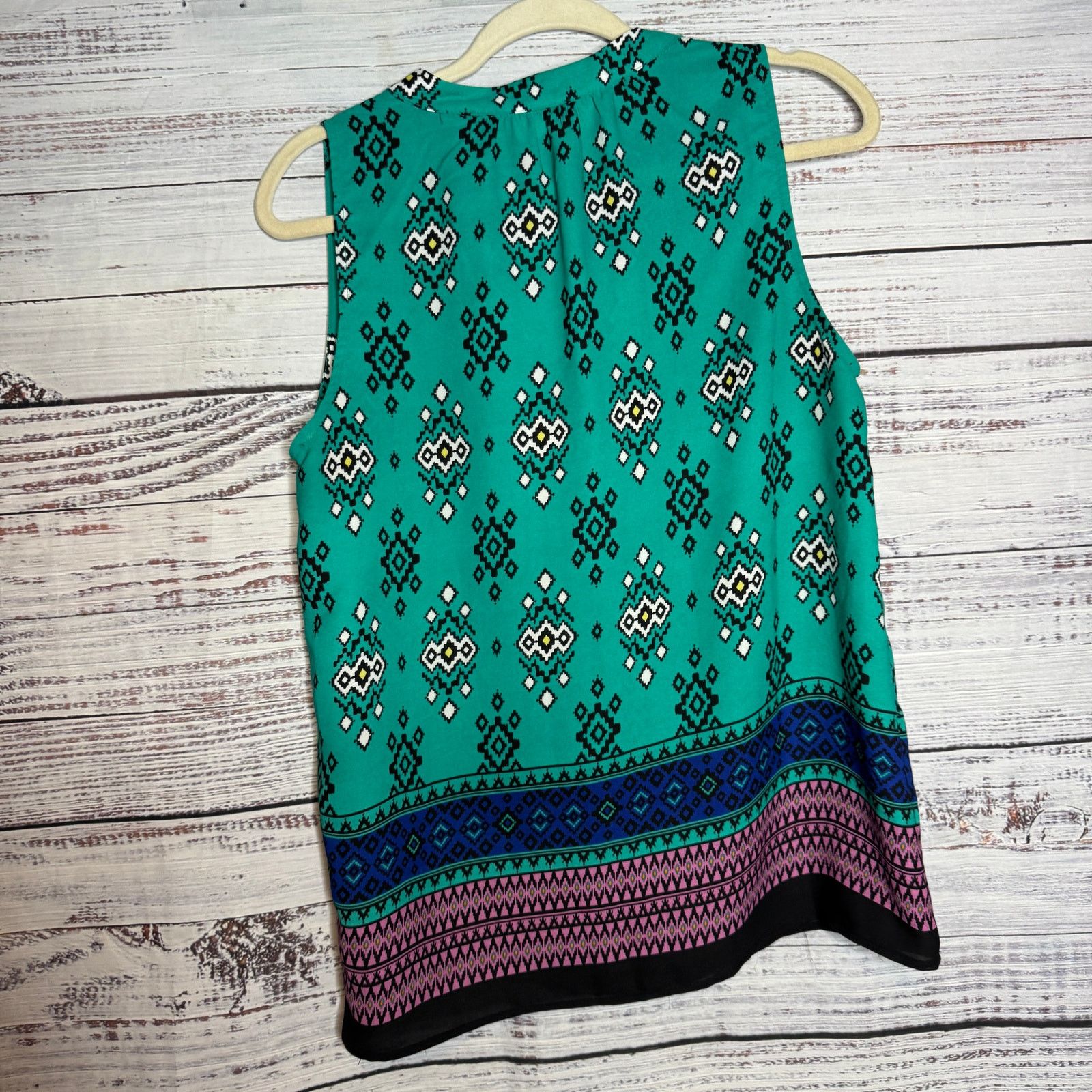 Stitch's Jeans Alice Blue Stitch Fix Sleeveless Blouse Teal - Med Size M / US 6-8 / IT 42-44 - 2 Thumbnail