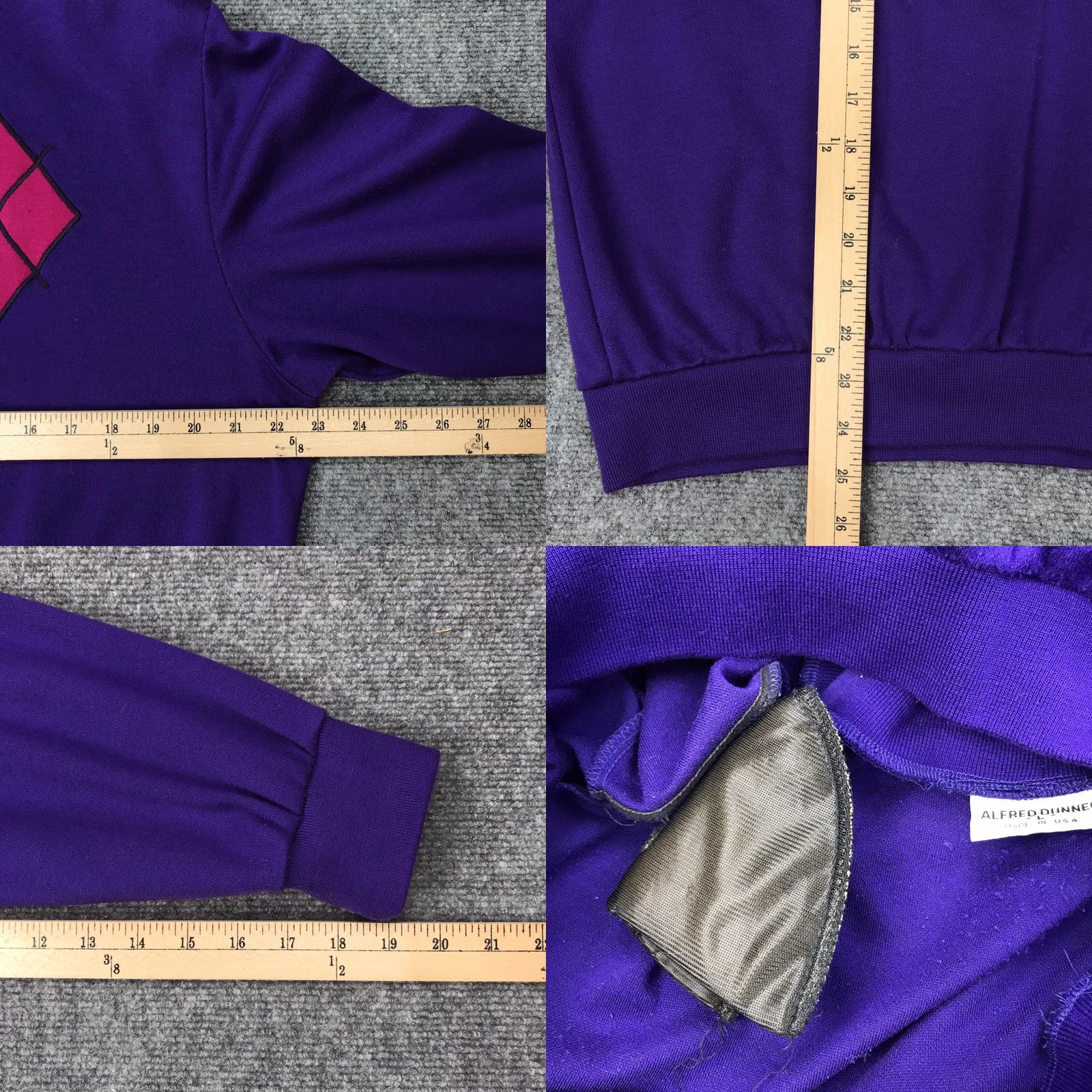 Vintage VINTAGE 90s Alfred Dunner Mock Neck Sweatshirt Women L Embroidered Retro Pullover Size L / US 10 / IT 46 - 8 Thumbnail