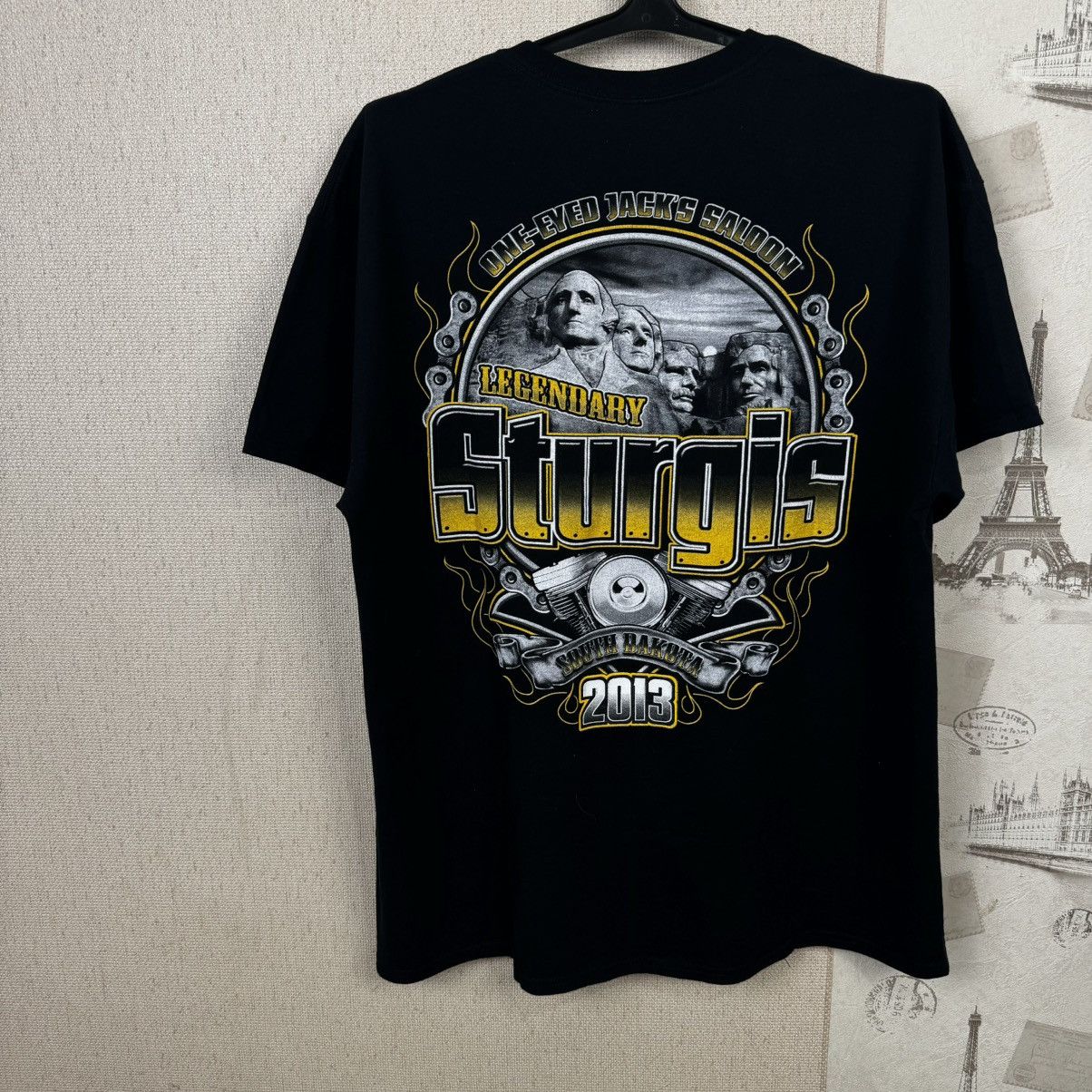 Harley Davidson × Vintage Vintage Sturgis Motorcycle Rally South Dakota XL Black Size US XL / EU 56 / 4 - 18 Thumbnail