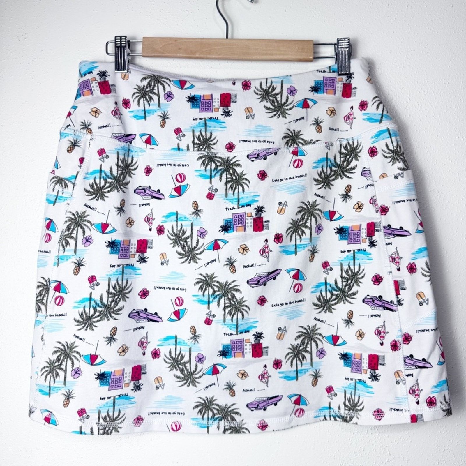 Other intro Hawaiian Print Pull On Skort Women’s Size Medium Size 29" - 8 Thumbnail