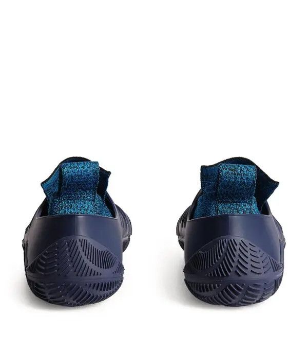 Bottega Veneta o1y0725 Rubber Low-Top Sneakers in Midnight Blue Size US 4 / IT 34 - 4 Thumbnail