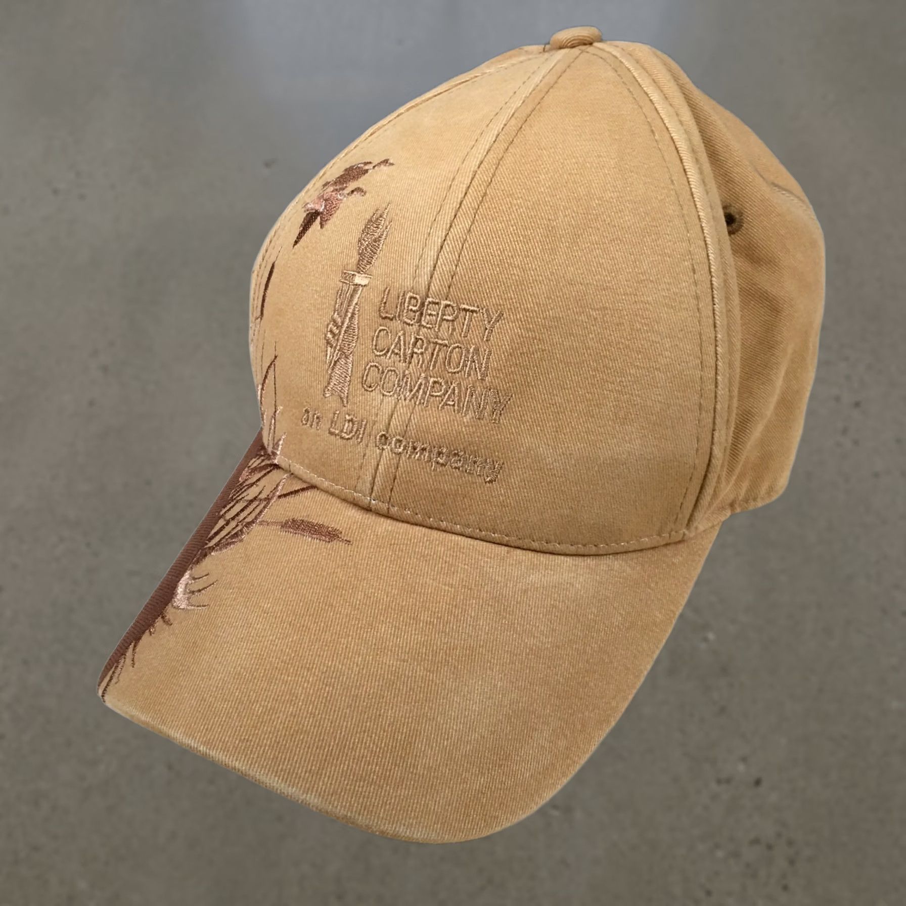 Vintage Wildlife Series Cap Mens One Size Brown Liberty Carton Company Baseball Unisex Embroidered Size ONE SIZE - 1 Thumbnail