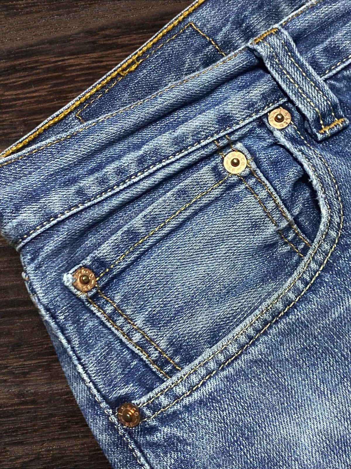 Levi's Vintage Clothing Vintage Levis 501 Ripped Loose Jeans Size US 32 / EU 48 - 10 Thumbnail