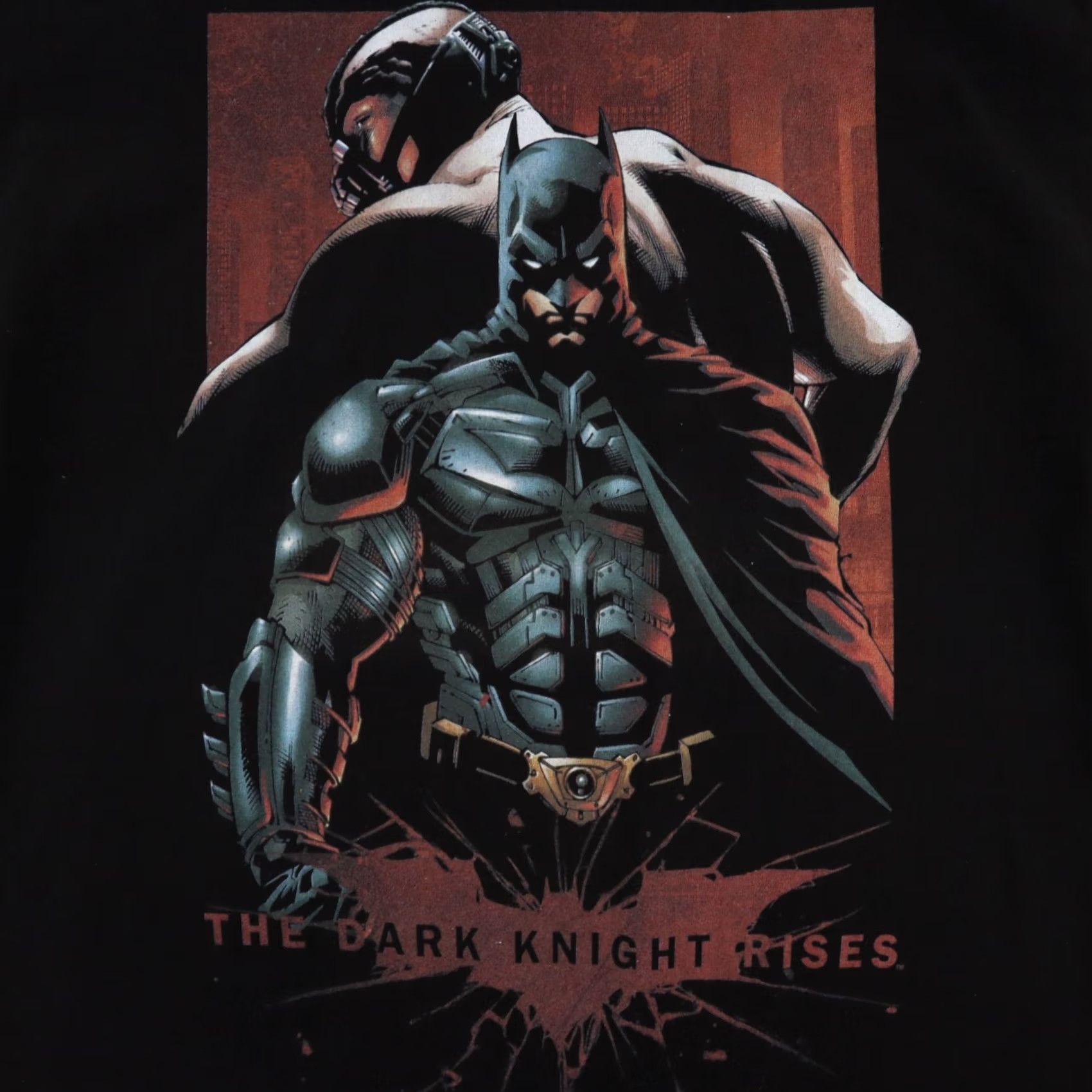 Vintage The Dark Knight Rises Bane Batman movie Promo T-Shirt Black SIZE Small NEW Size US S / EU 44-46 / 1 - 2 Thumbnail