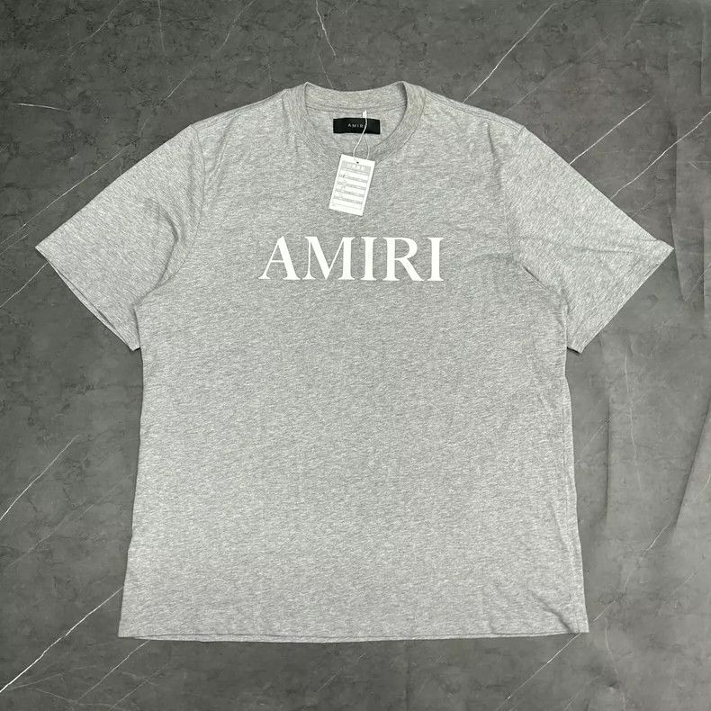 Amiri Front Letter Logo Short Sleeve T-Shirt