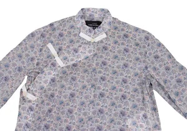 Comme des Garcons Comme Des Garcons Purple Vintage Floral Chinese Top Size M / US 6-8 / IT 42-44 - 6 Thumbnail