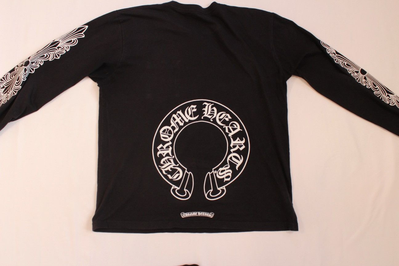 Chrome Hearts Chrome Hearts Horseshoe Pocket Long Sleeve Size US XL / EU 56 / 4 - 4 Thumbnail