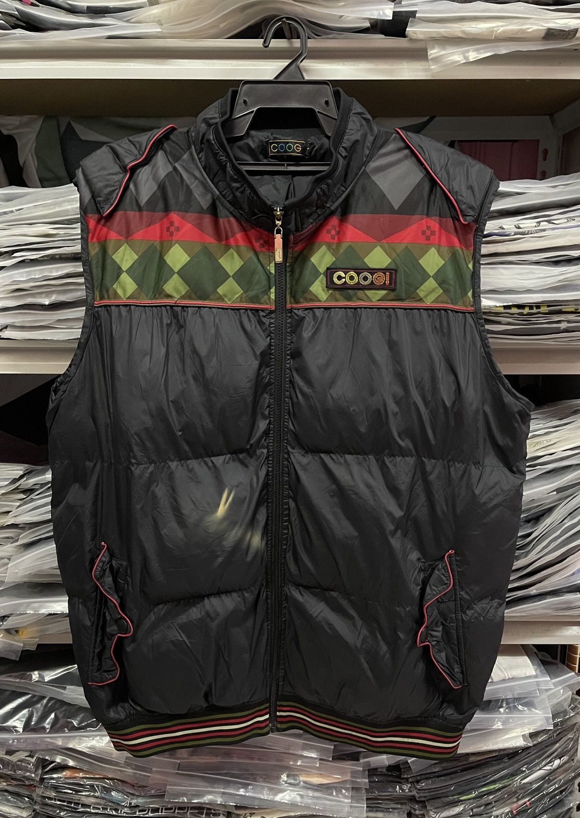 Coogi Vintage Coogi Puffer Vest🔥🔥🔥 Size US XXL / EU 58 / 5 - 1 Thumbnail