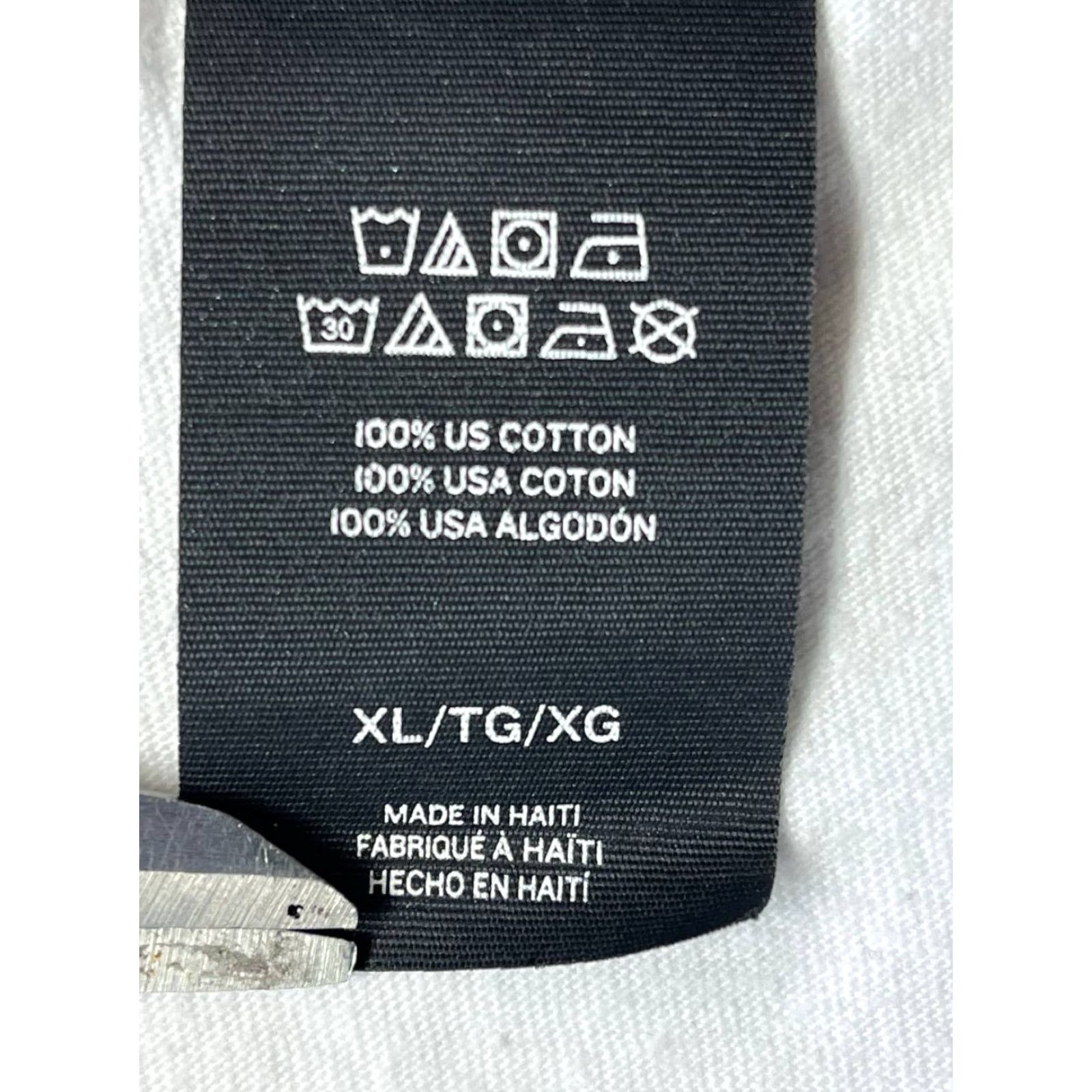 Hanes In-N-Out Burger White California Cropped Tank Top XL Men's Short Sleeve Crew Neck Vintage Graphic Print Cotton Hanes Regular fit Tank Top Size US XL / EU 56 / 4 - 7 Thumbnail