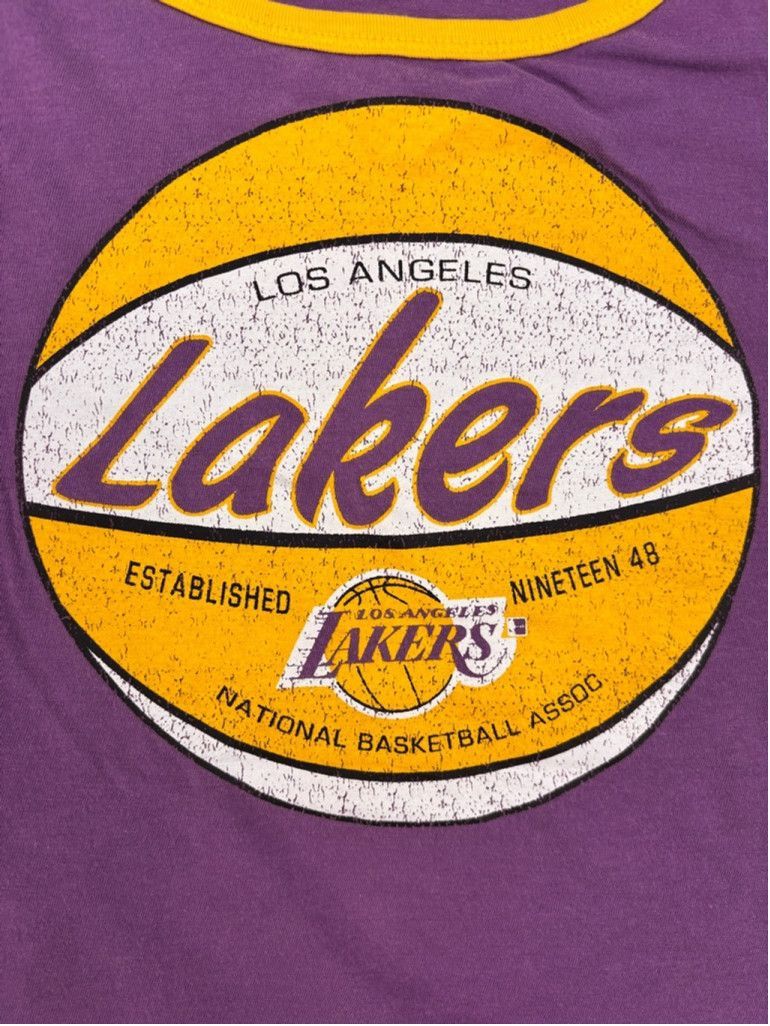 47 Brand Men's 47 Brand Lakers Tank Top Size L Purple & Gold Size US L / EU 52-54 / 3 - 1 Thumbnail