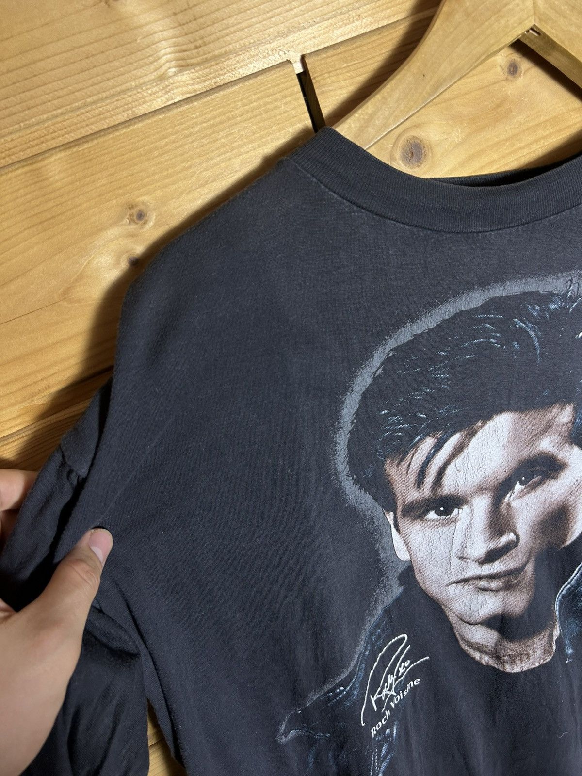 Vintage Vintage 90s Roch Voisine faded t shirt Size US XL / EU 56 / 4 - 8 Thumbnail