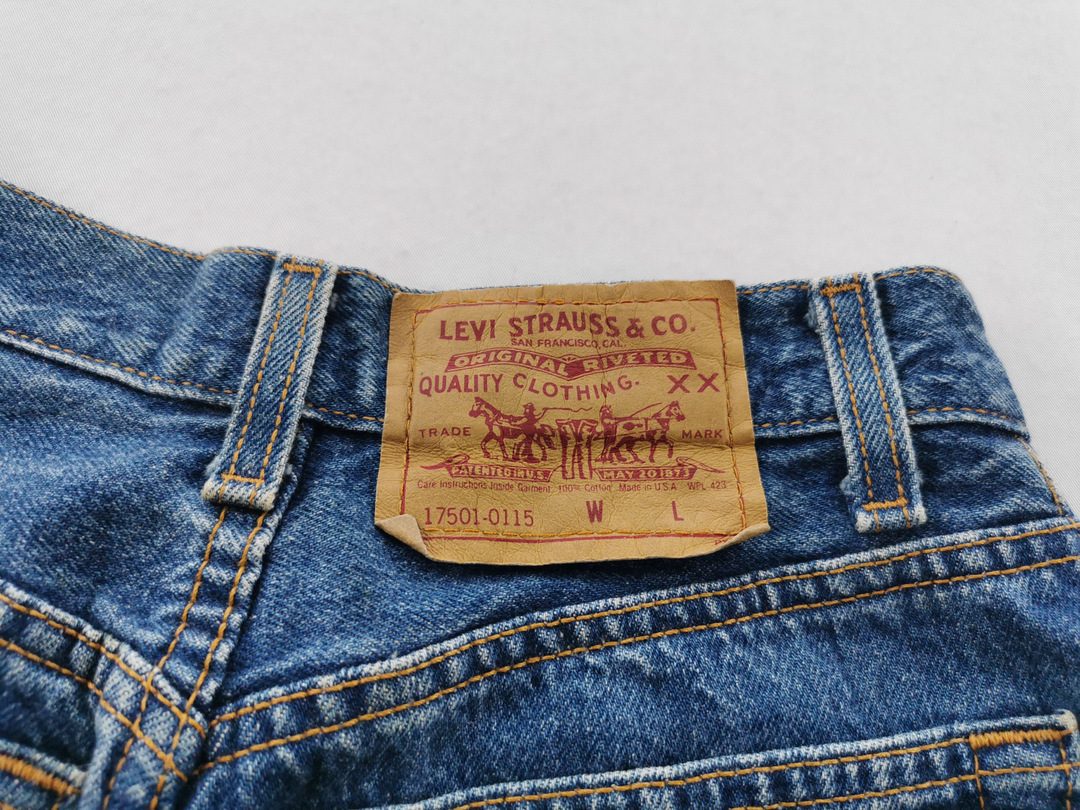Vintage 90's Levis Lot 501 Denim Jeans Made In