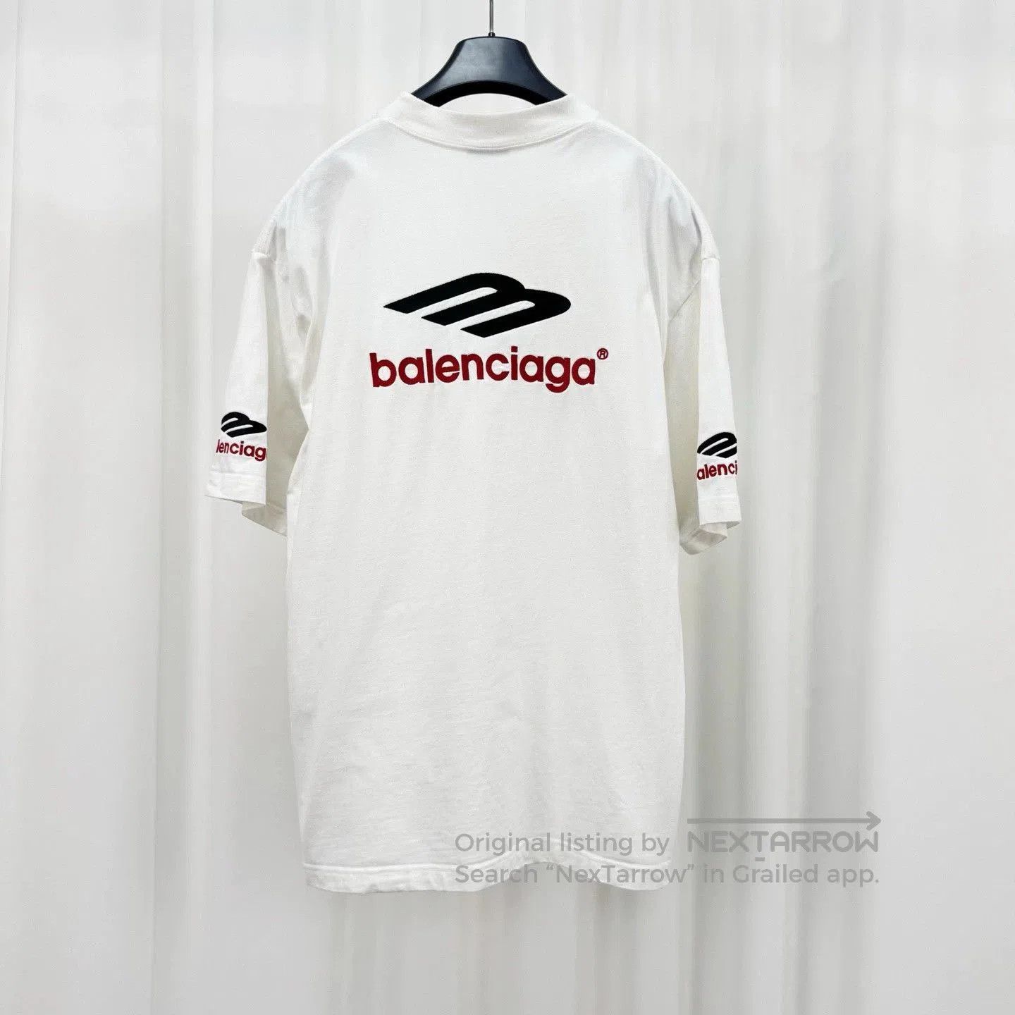 Balenciaga Balenciaga 3B Embroidered Short Sleeve. Size US XS / EU 42 / 0 - 2 Thumbnail