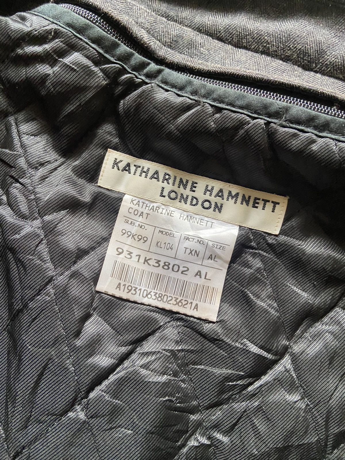 Katharine Hamnett London Vintage Katharine Hamnett London Cuffs Stripe Coat Jacket Size US L / EU 52-54 / 3 - 7 Thumbnail