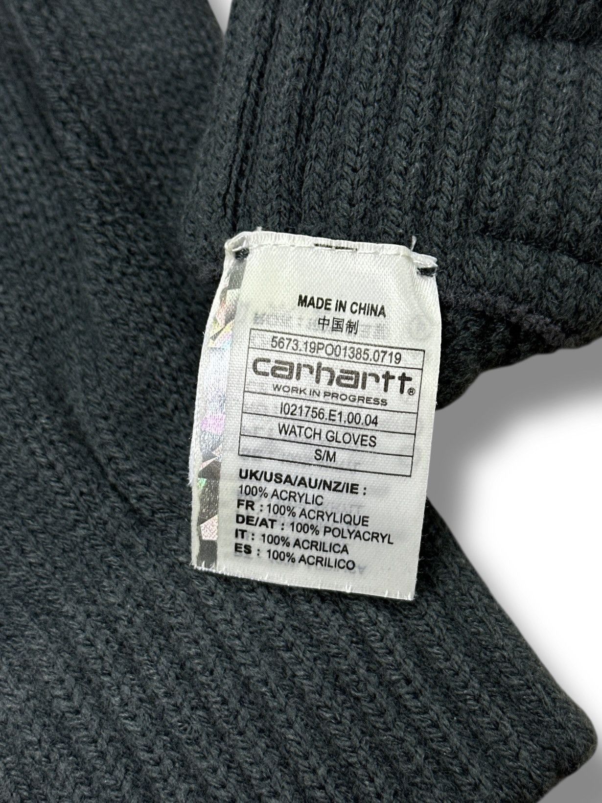 Carhartt Wip Carhartt WIP Watch Gloves Size S/M Size ONE SIZE - 7 Thumbnail