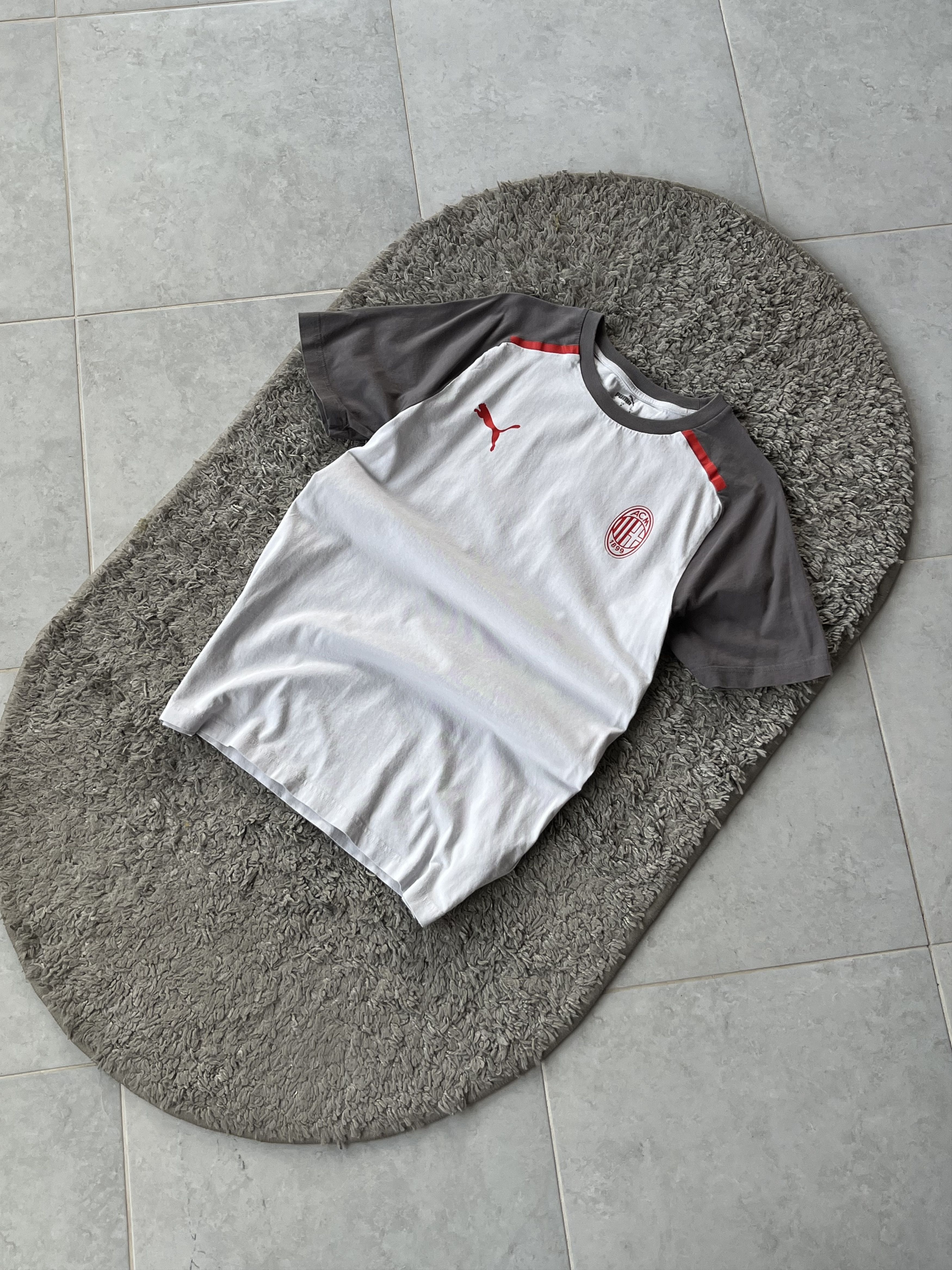 Puma PUMA x AC MILAN Jersey Football T-shirt Casual Grey Size US S / EU 44-46 / 1 - 2 Thumbnail