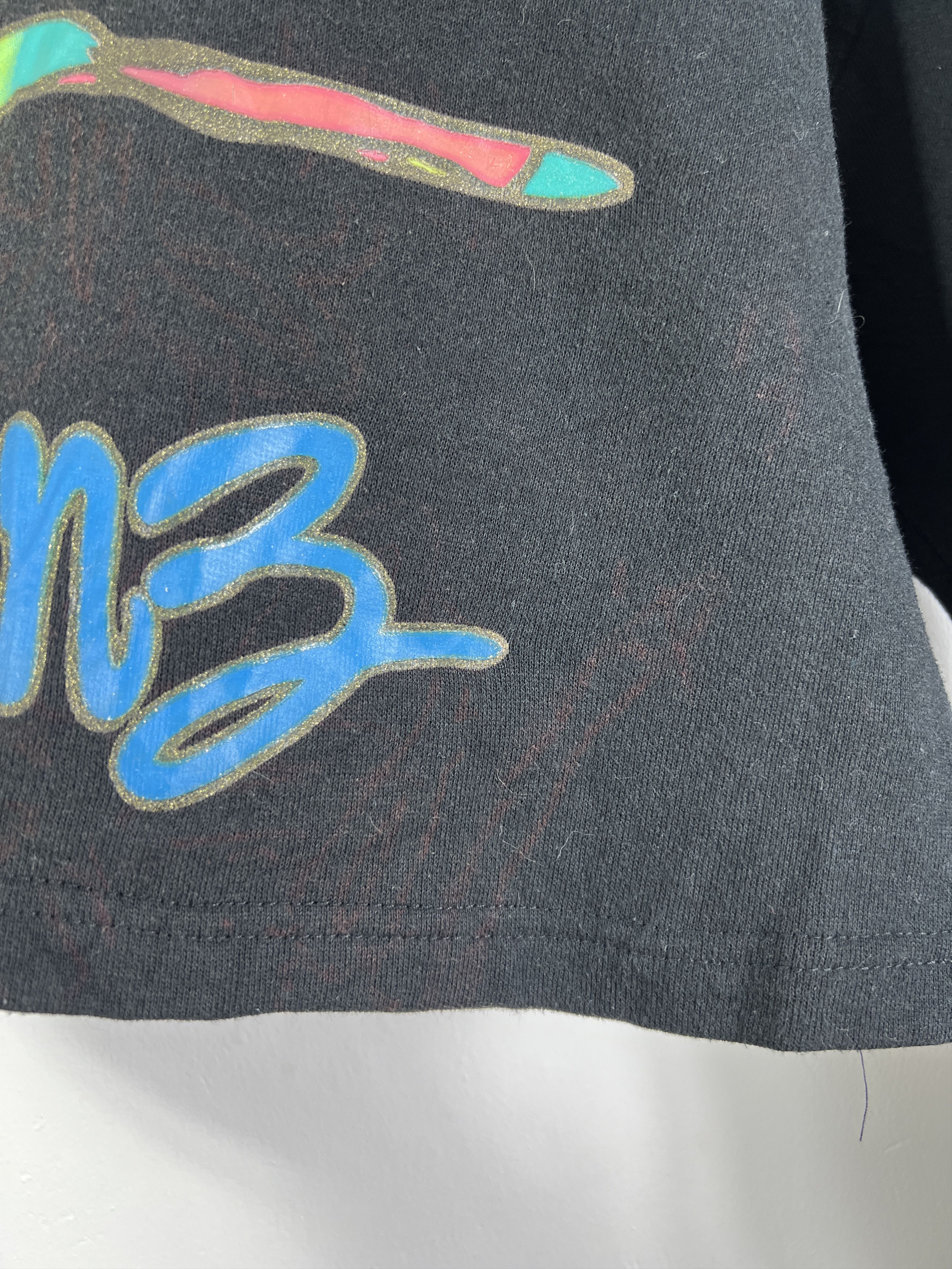 Vintage No.5077 Vintage 90s Art Cropped Graphic Sweatshirt (XL) Size US XL / EU 56 / 4 - 6 Thumbnail