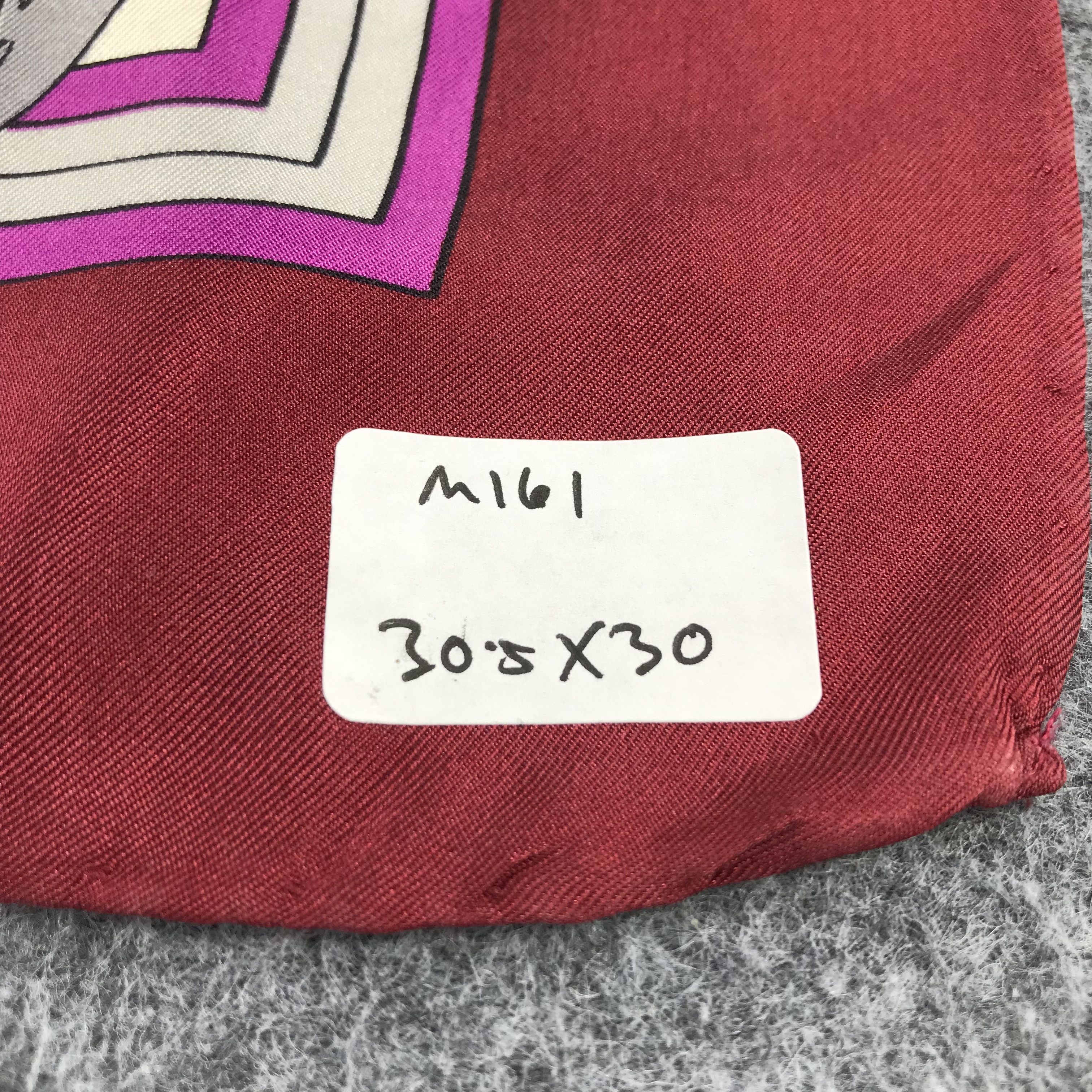 Japanese Brand Luxury Design Silk Scarf M161 Size ONE SIZE - 8 Thumbnail