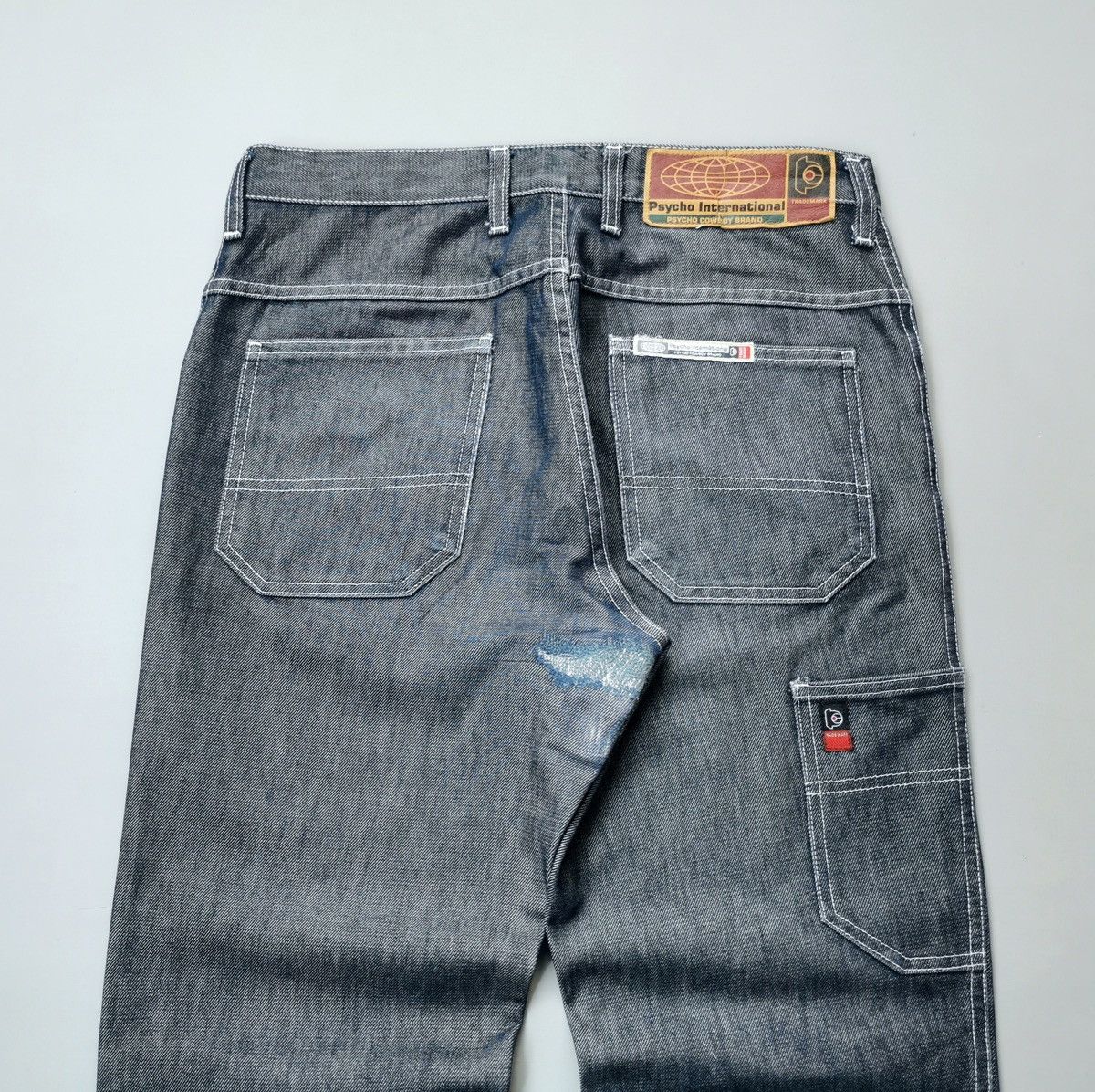 Ecko Unltd. Psycho Cowboy Brand Carpenter Skater Jeans Size US 31 - 3 Thumbnail