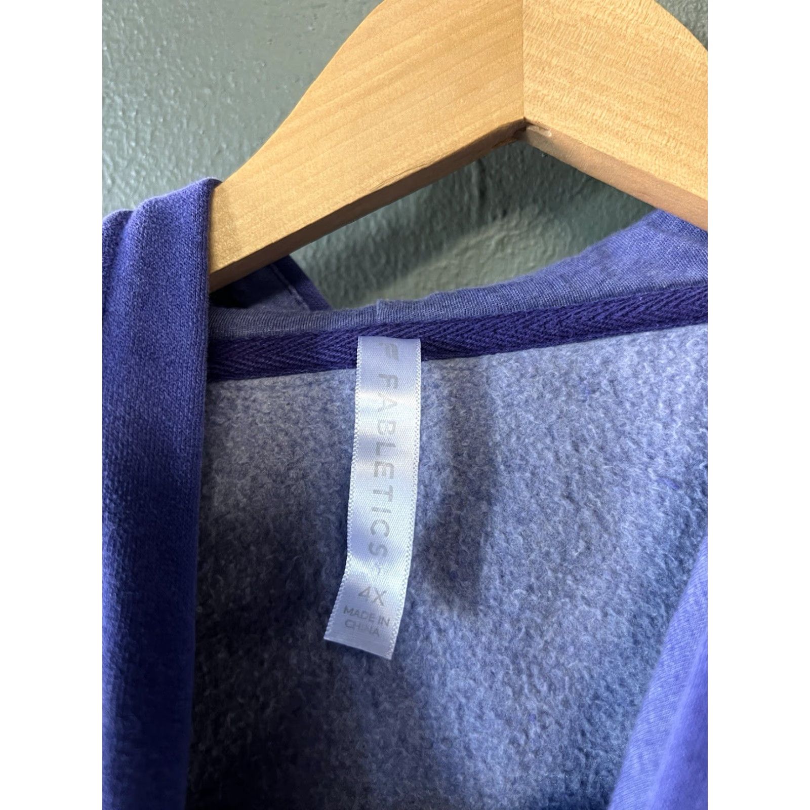 Fabletics Fabletics Womens Purple Pullover Hooded Sweatshirt 4X Plus Size Sweatshirt Hooded Pullover Womens Purple 4X Plus Size Fabletics Size XXL / US 16-18 / IT 52-54 - 3 Thumbnail