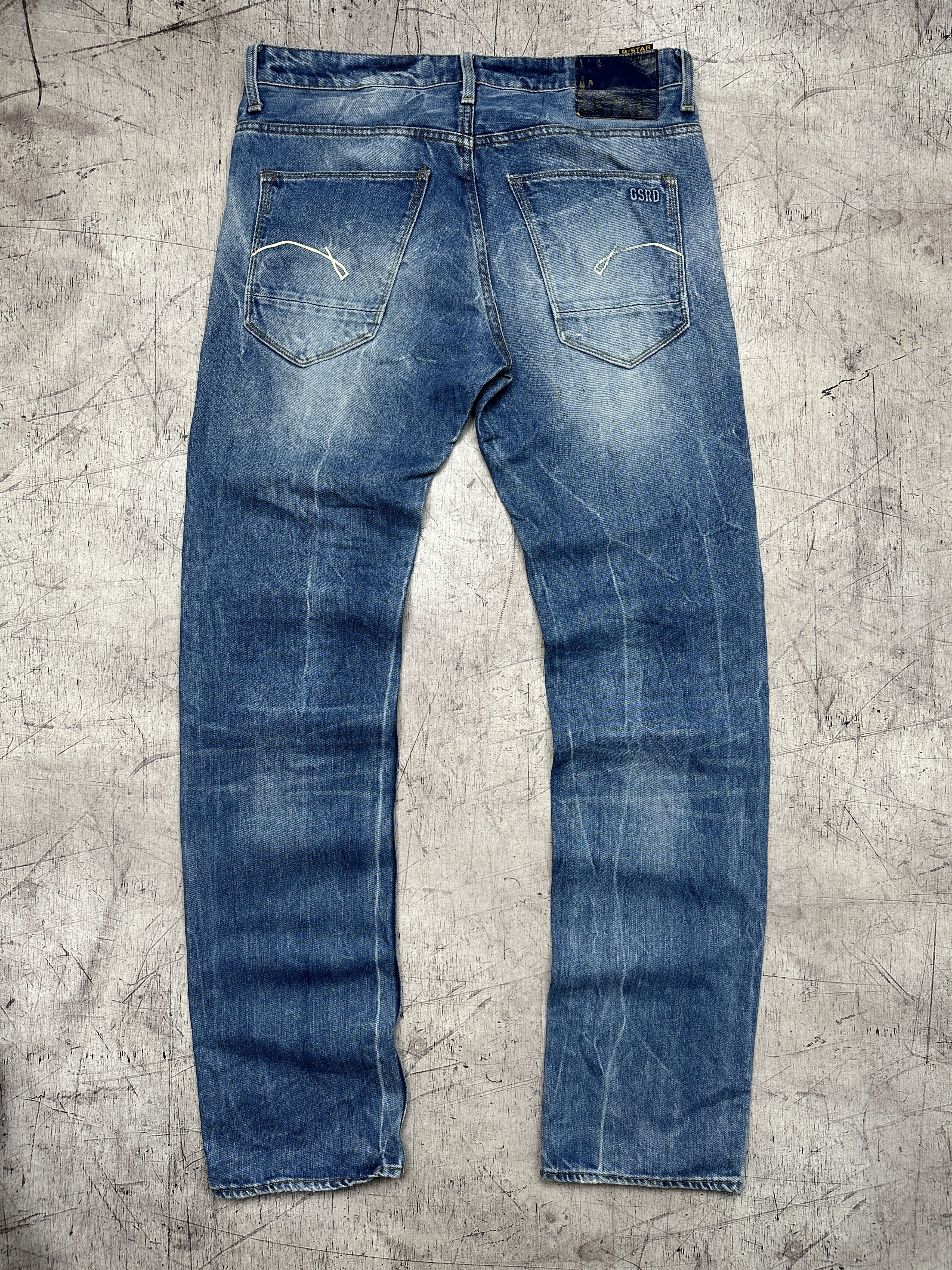 G-Star G Star Raw Mens Morris Low Straight Denim Pants Jeans Size US 33 - 5 Thumbnail