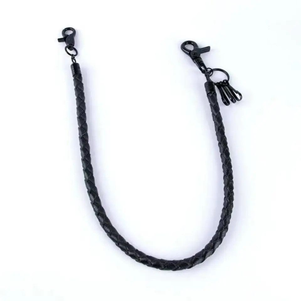 Jewelry Classic Punk Leather Biker Chain Size ONE SIZE - 1 Thumbnail