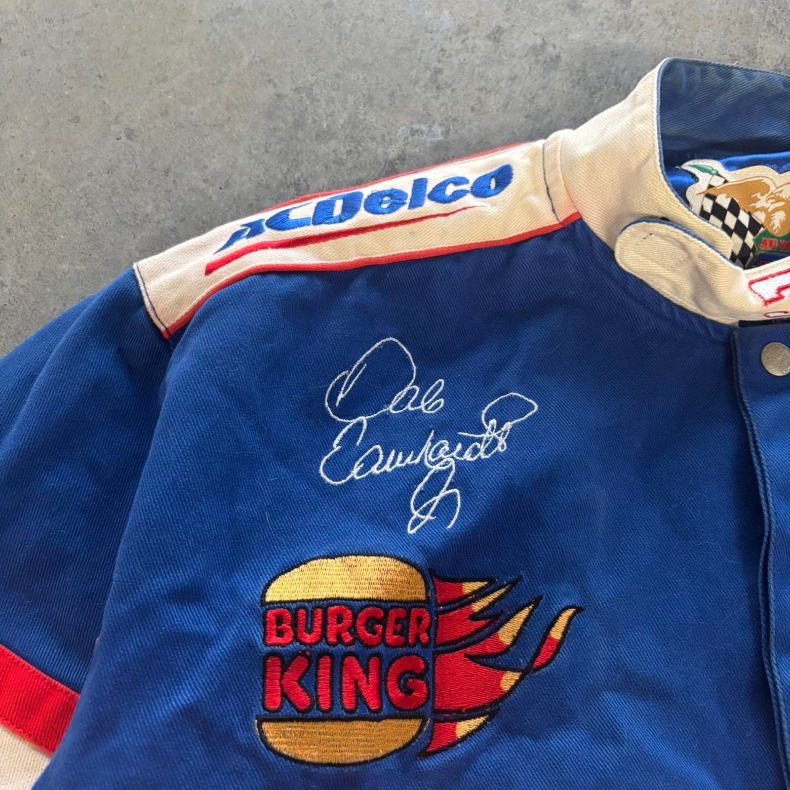 Jeff Hamilton × NASCAR × Vintage 90s Jeff Hamilton Dale Earnhardt NASCAR Jacket Size US L / EU 52-54 / 3 - 6 Thumbnail