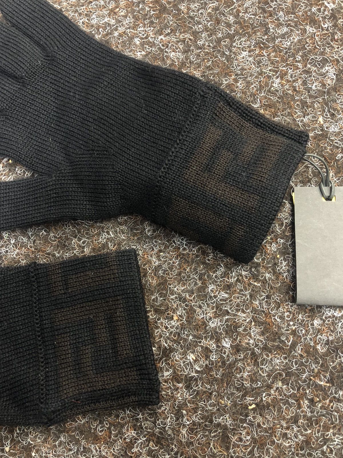 Fendi 🏆 FENDI Gloves Wool Monogram Zucca Size ONE SIZE - 2 Thumbnail