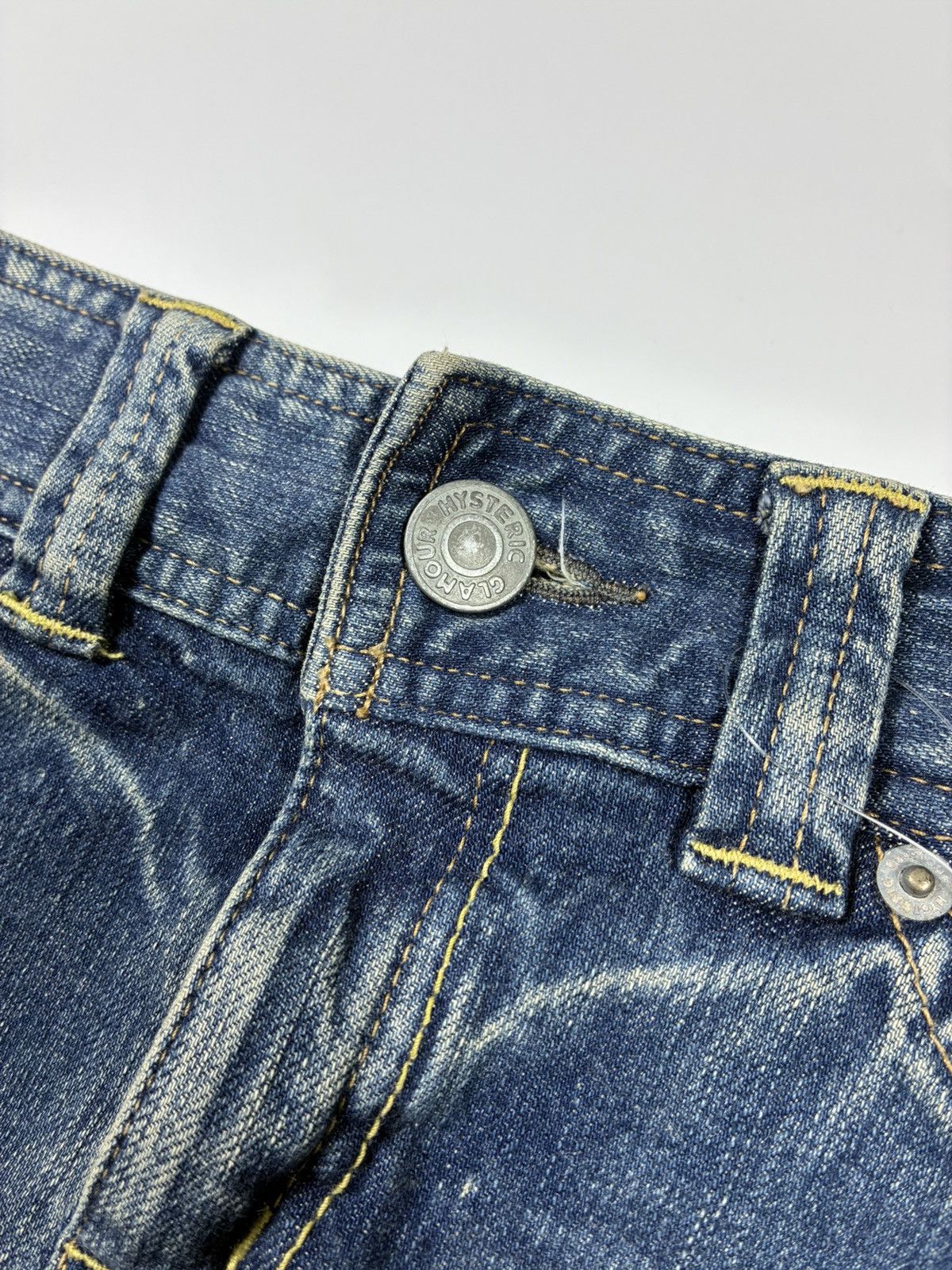 Hysteric Glamour Hysteric Glamour Studded Denim Mini Skirt Size 30" / US 8 / IT 44 - 3 Thumbnail