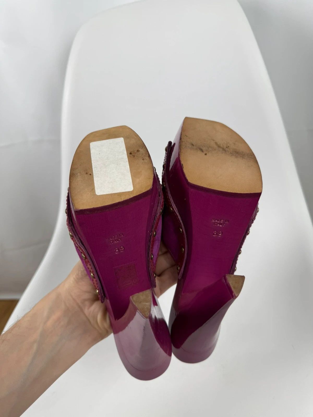 Versace Versace Clogs Laque Heels Medusa size 39 Size US 9 / IT 39 - 8 Thumbnail