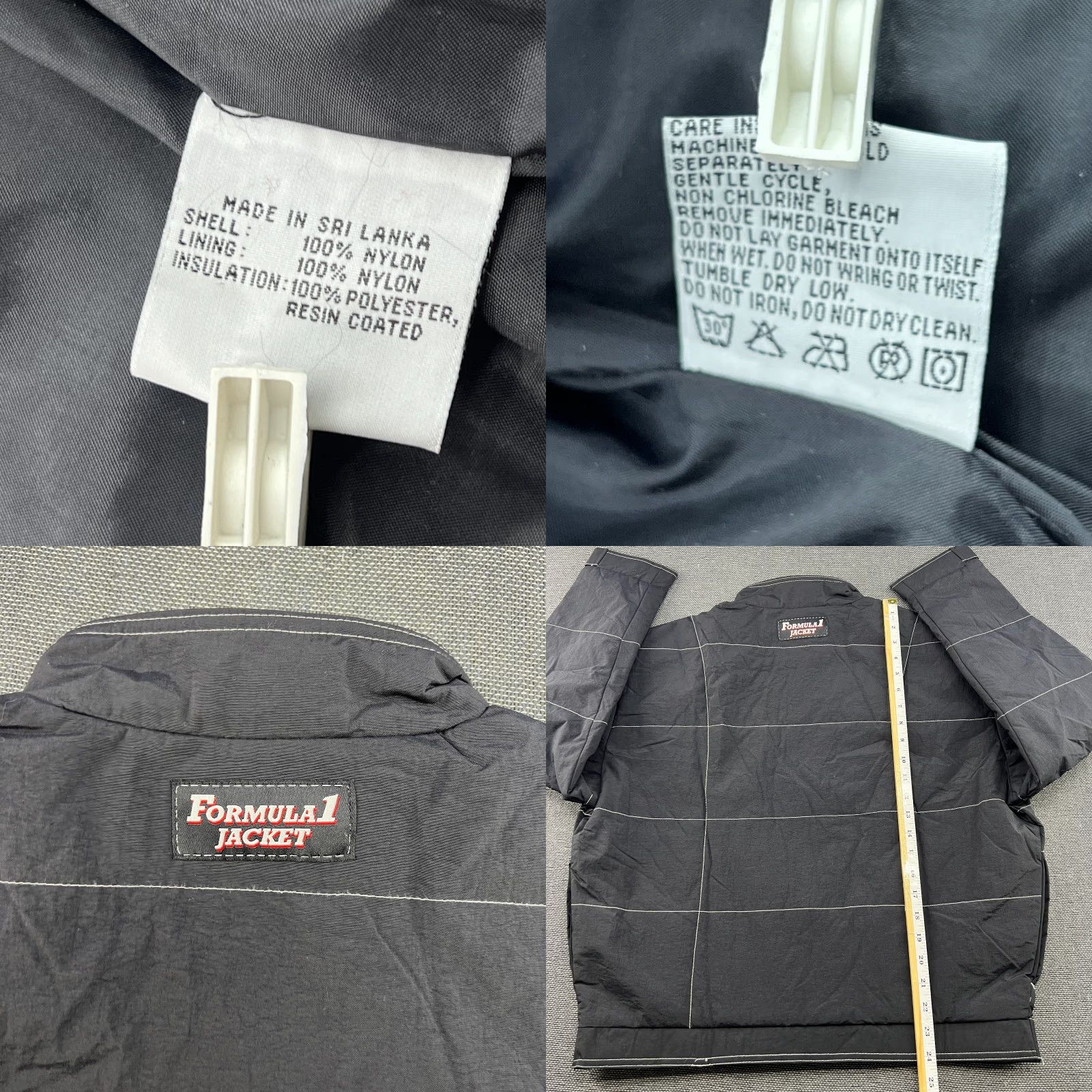 Vintage VINTAGE Parmalat F1 Racing Team World Champions Jacket Medium Black Formula 1 Men M Black Jacket Size US M / EU 48-50 / 2 - 8 Thumbnail