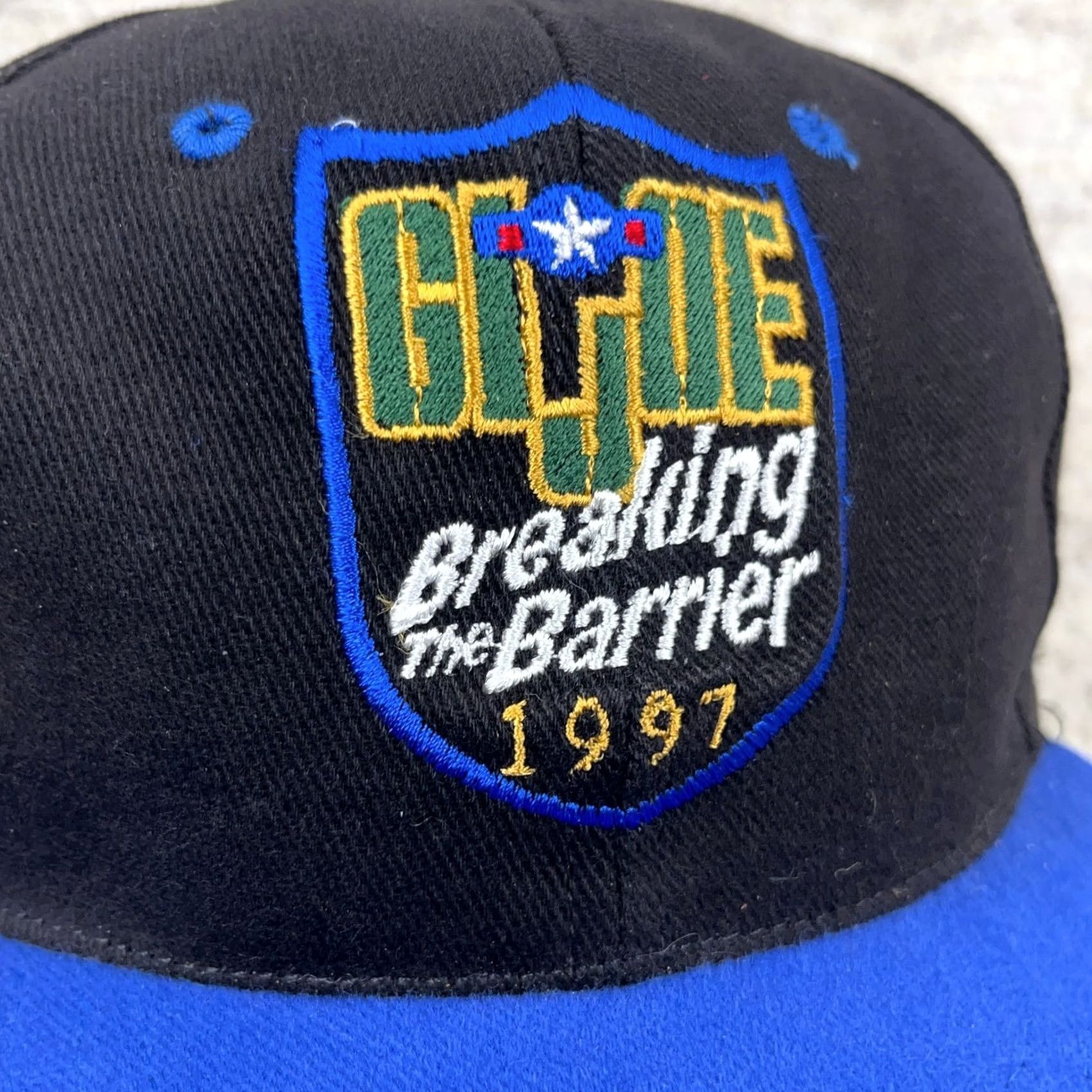 Vintage VINTAGE GI Joe Hat Cap Black Leather Strap Back KB Toys Promo Convention 90s Size ONE SIZE - 3 Thumbnail