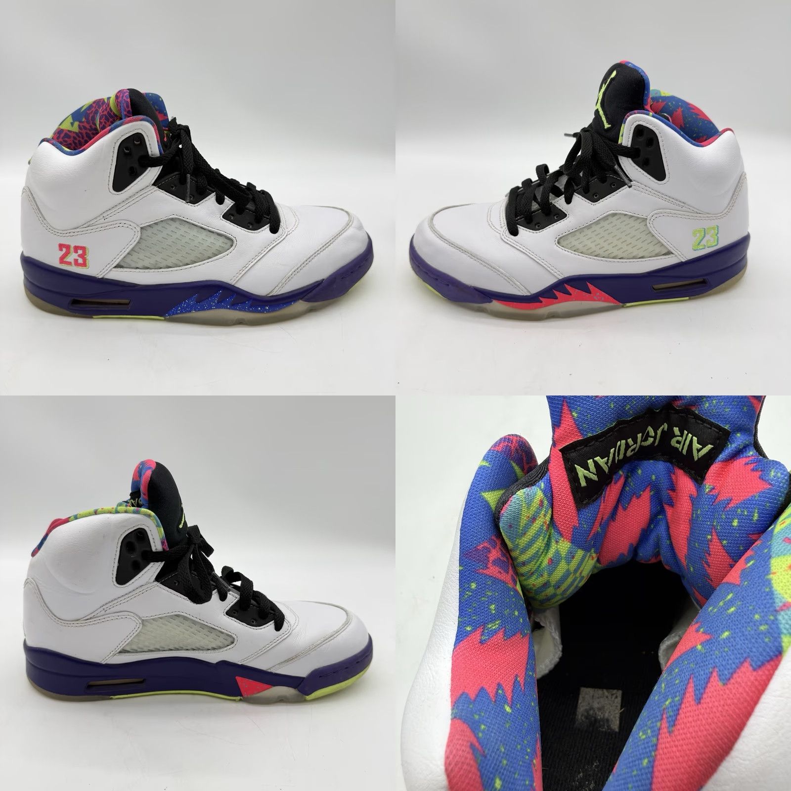 Jordan Brand Jordan 5 Retro Alternate Bel-Air Sneaker Men 8 White Nike Style: Air Jordan 5 Retro Bel-Air 90s Theme Shoes Mens Size US 9 / EU 42 - 8 Thumbnail