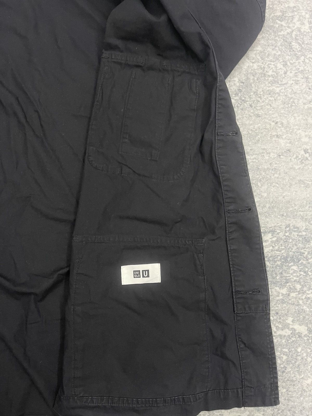 Lemaire × Uniqlo Uniqlo U Military Utility Jacket 4-Pocket Field Coat - Black Size US L / EU 52-54 / 3 - 11 Thumbnail